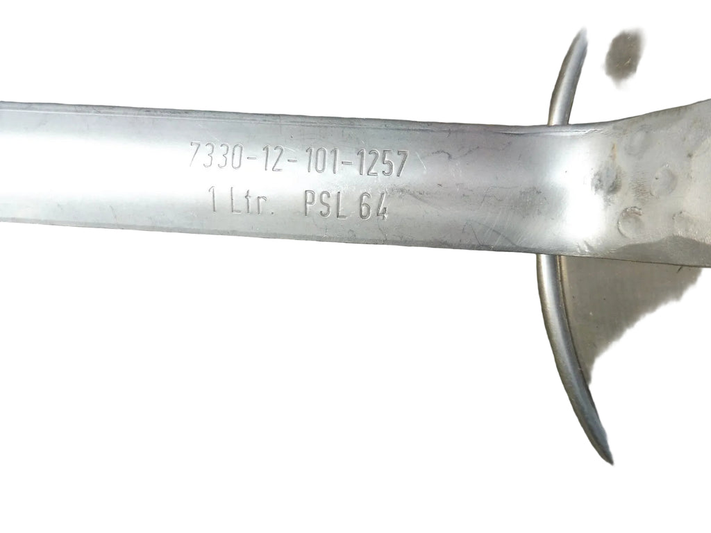 Bundeswehr Schöpfkelle, Meßbecher, 1 l (mit Unterteilung), 60er  (Mat.?)