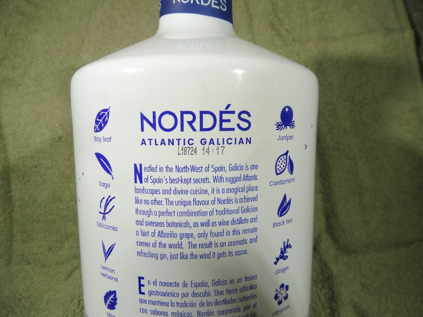Nordes Gin, 40% vol.; á 0,7 Liter