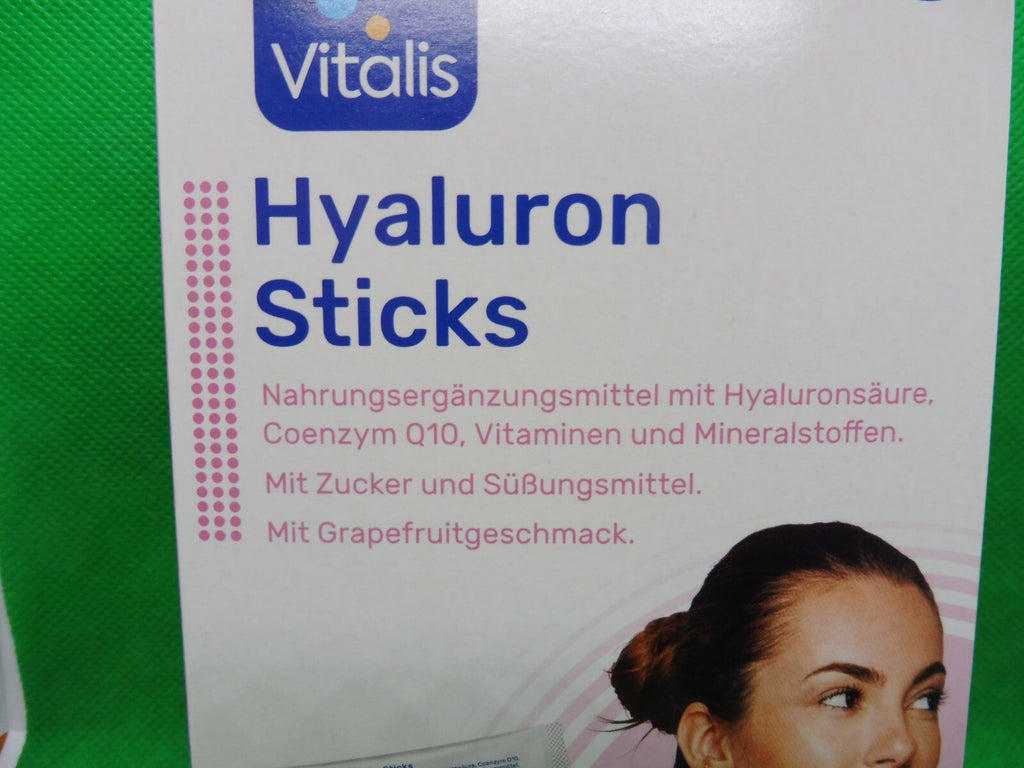 Vitalis® Hyaluron Sticks, je PG: 18 Sticks á 2 g = 36 g, (MHD: 05.2026)