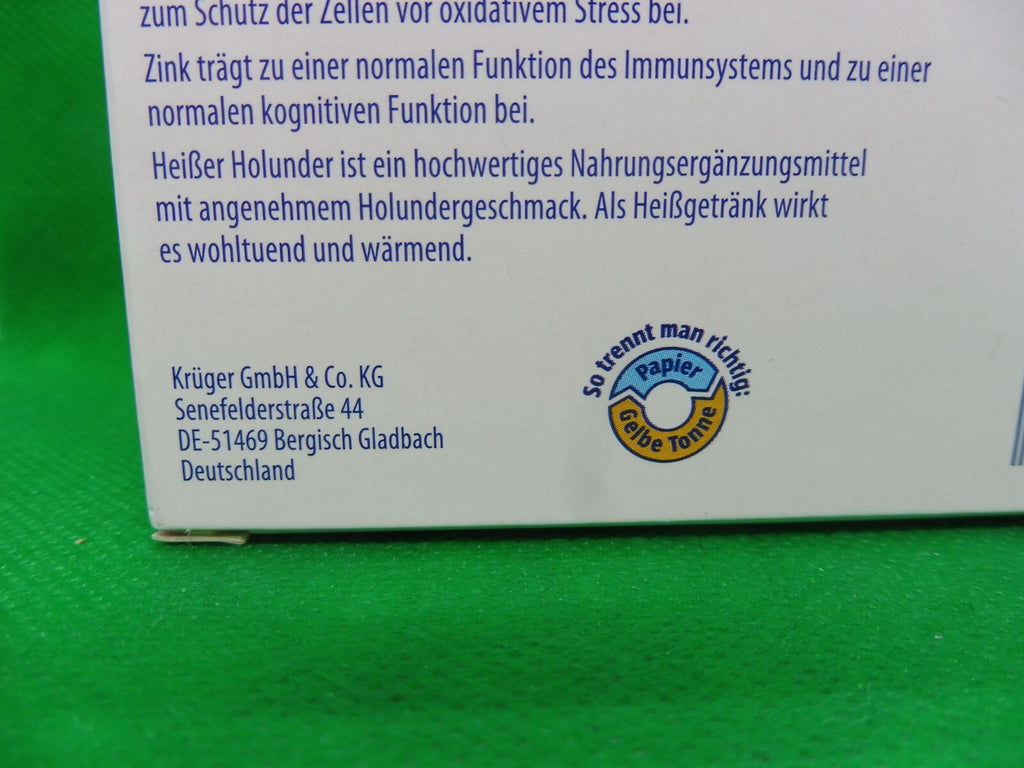 Vitalis® Heiße Holunder mit Vitamin C und Zink; á 20 Bt á 5 g (90,00 €/kg)