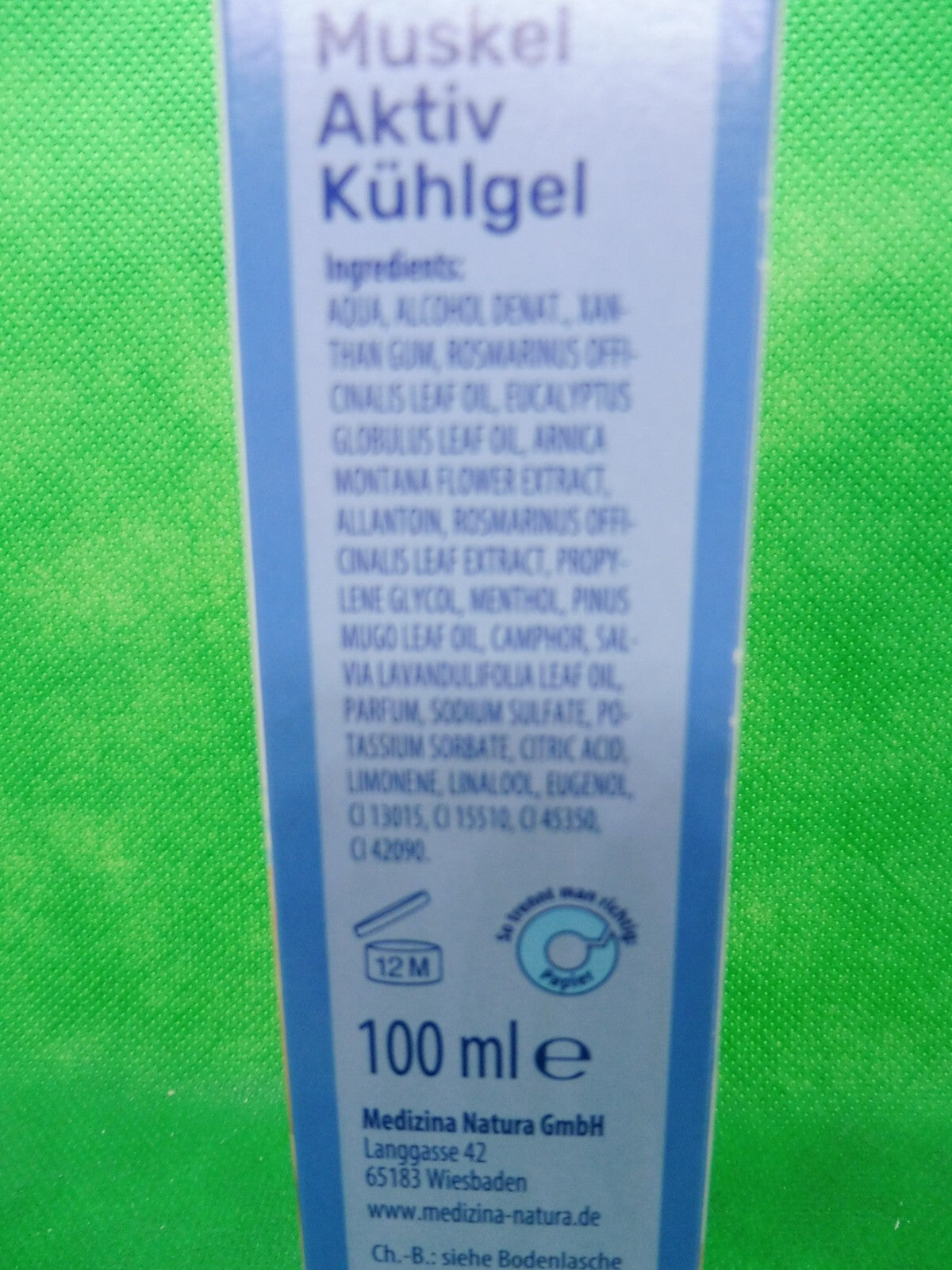 Vitalis Muskel Aktiv Kühlgel, á 100 ml (mit Arnika Extrakt), (120,00 €/L)