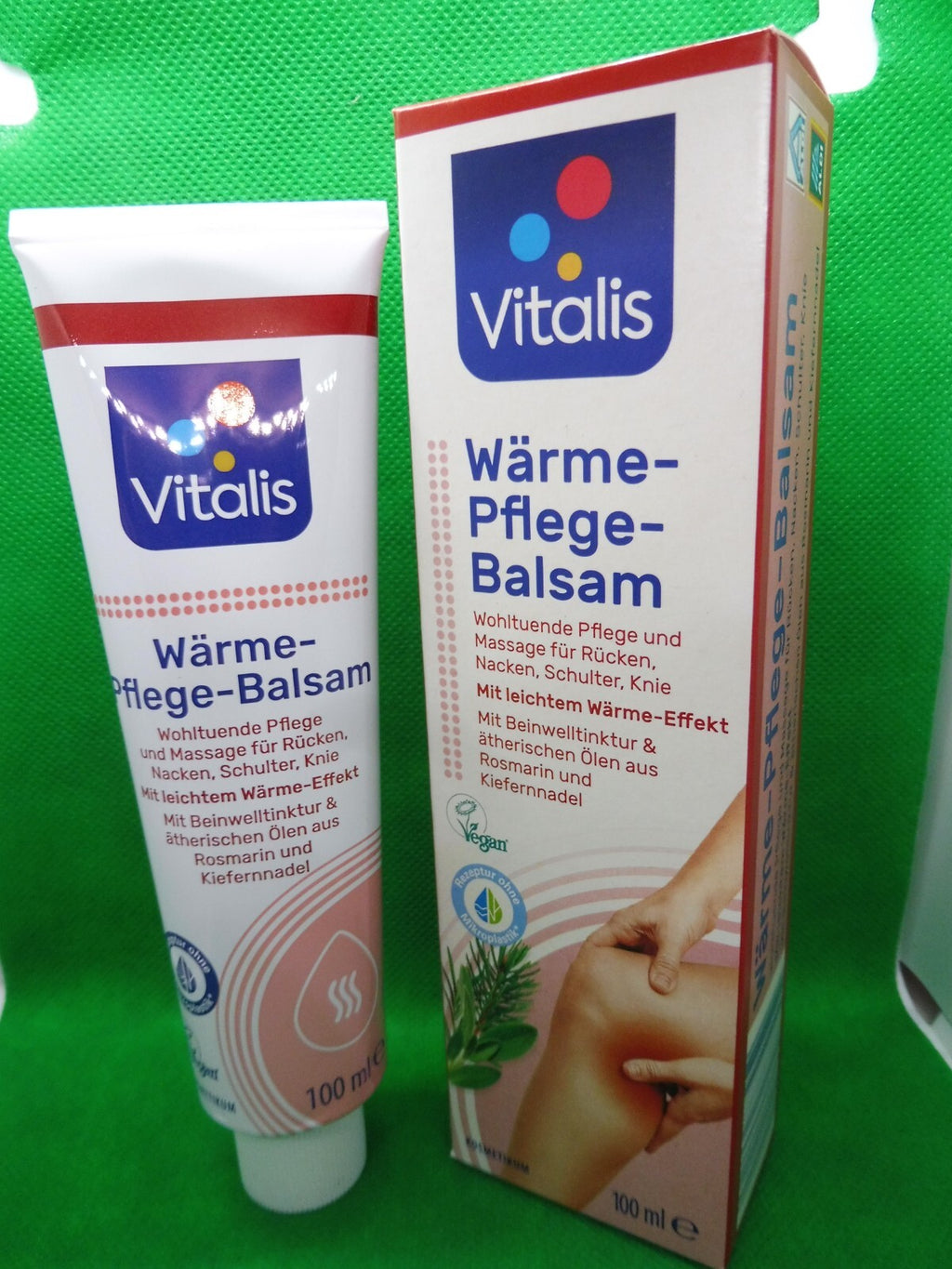 Vitalis Wärme-Pflege-Balsam, á 100 ml m.Beinwelltinktur&äth.Öl, (120,00 €/L)