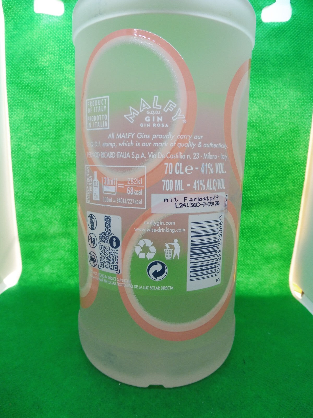 Malfy G.Q.D.I. Gin, 41% vol.; á 0,7 Liter