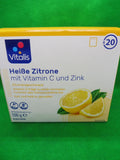 Vitalis® Heiße Zitrone mit Vitamin C und Zink; 20 BT á 5 g
