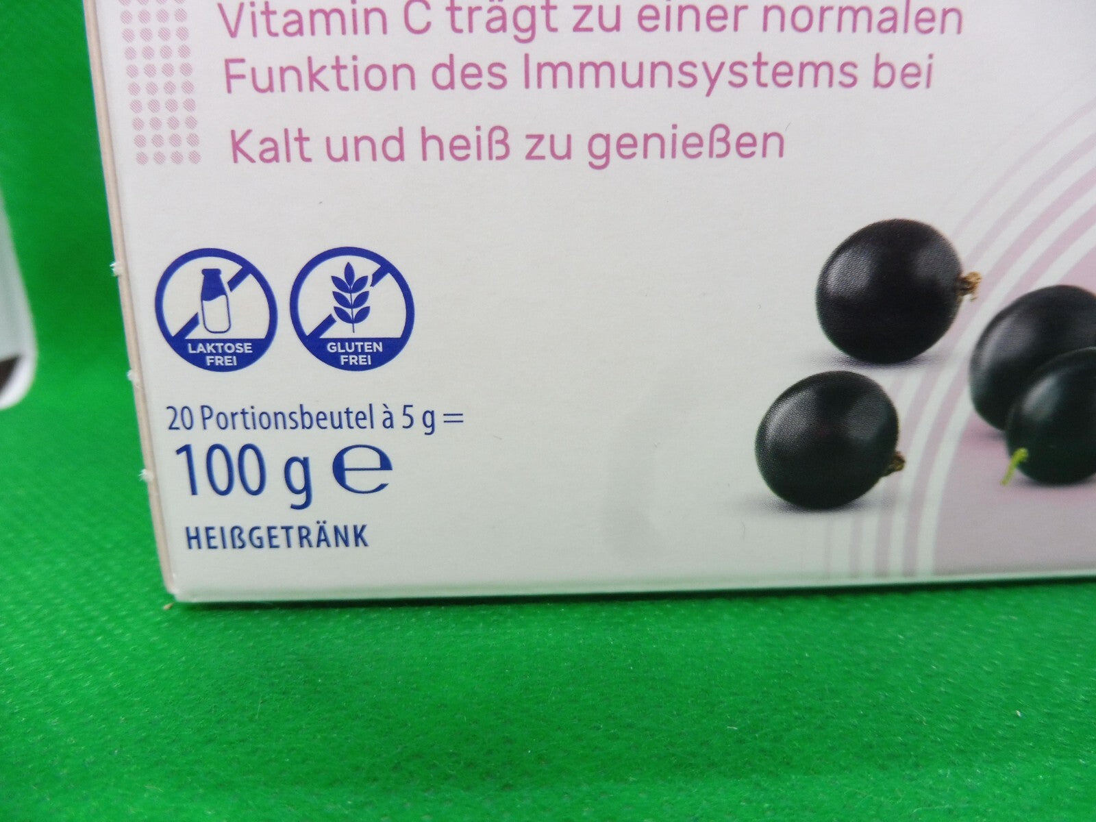 Vitalis® Heiße Holunder mit Vitamin C und Zink; á 20 Bt á 5 g (90,00 €/kg)