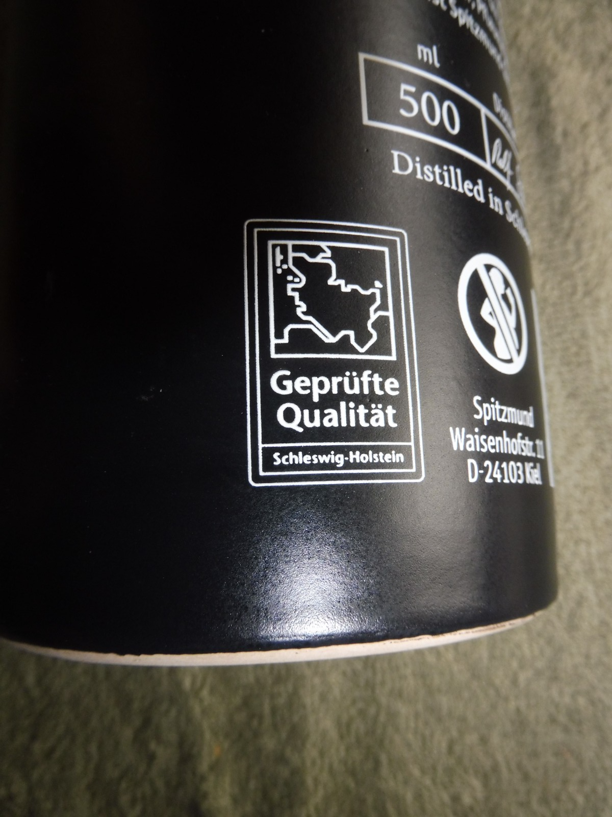 Spitzmund Gin, Handcrafted 47% vol; á 0,5 l