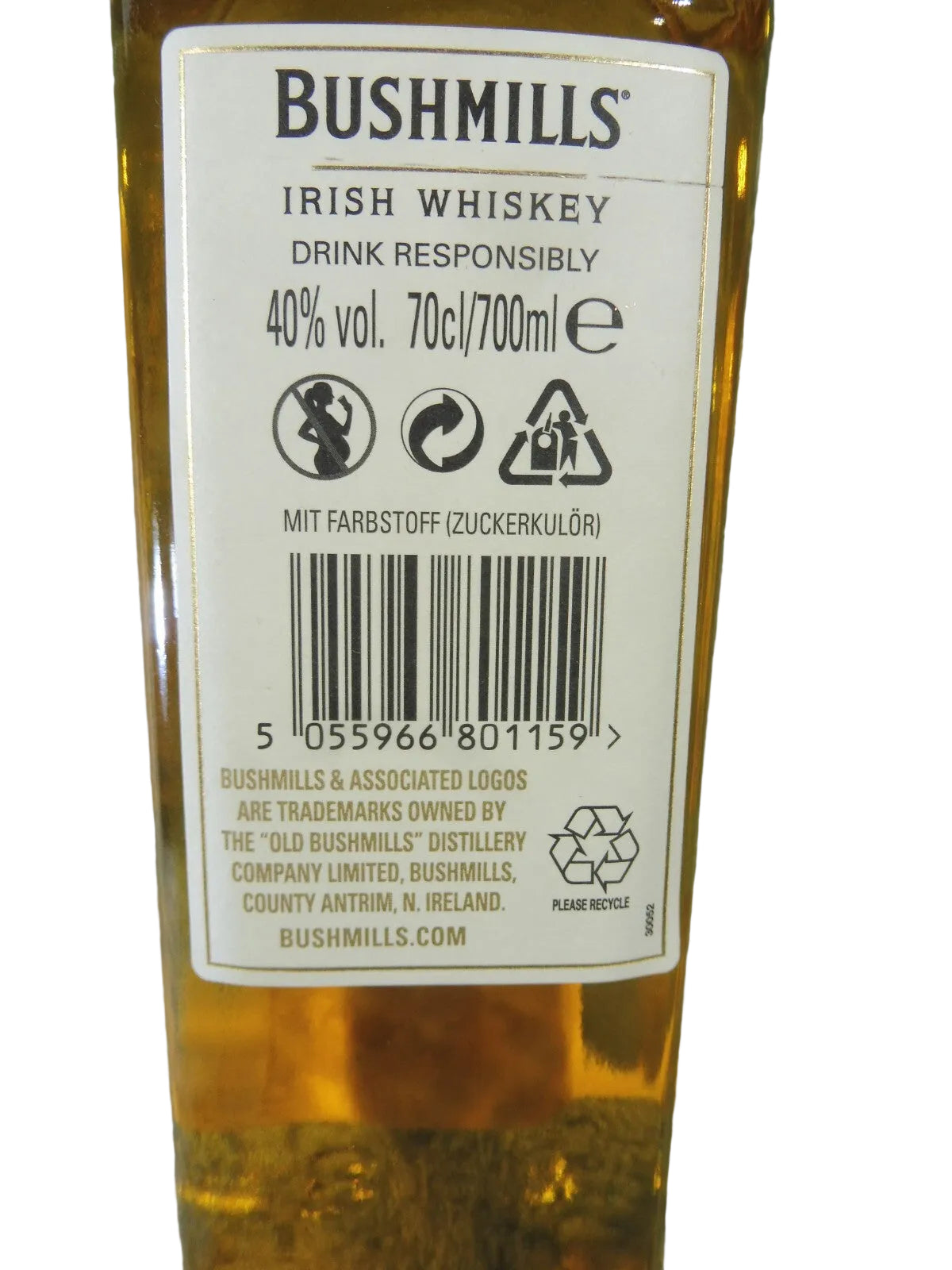 Bushmills®  The Original Irish Whiskey (40% vol.;  á 0,7 l)