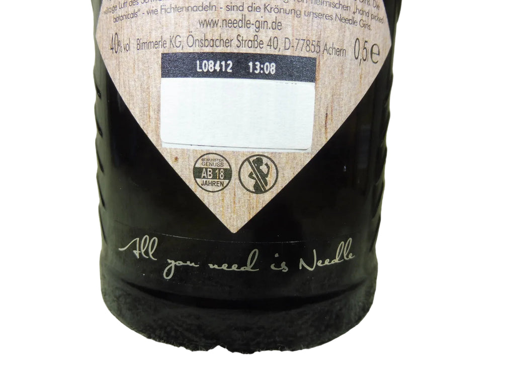 Needle Blackforest Distilled Dry Gin, á 0,5 L (40% Vol)