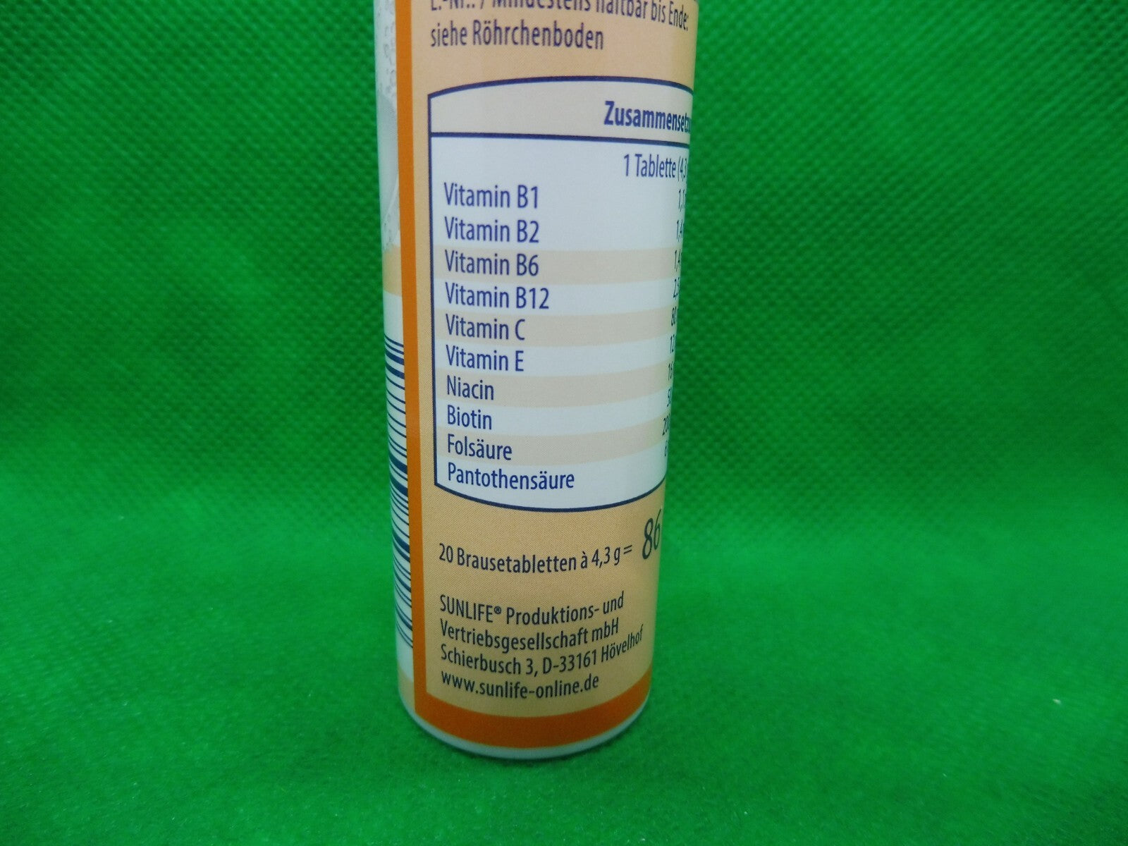 12 x Vitalis® Multivitamin; Geschmack Orange