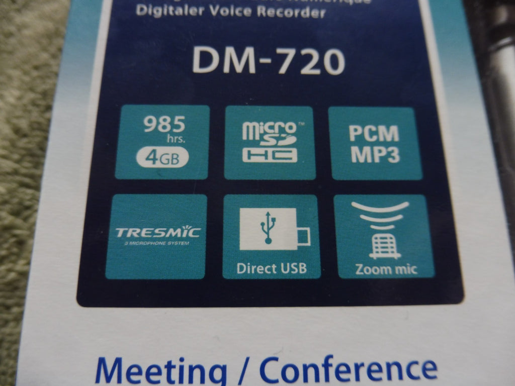 OLYMPUS DM-720 Digital Voice Recorder (ohne Batterien, siehe Beschreibung)