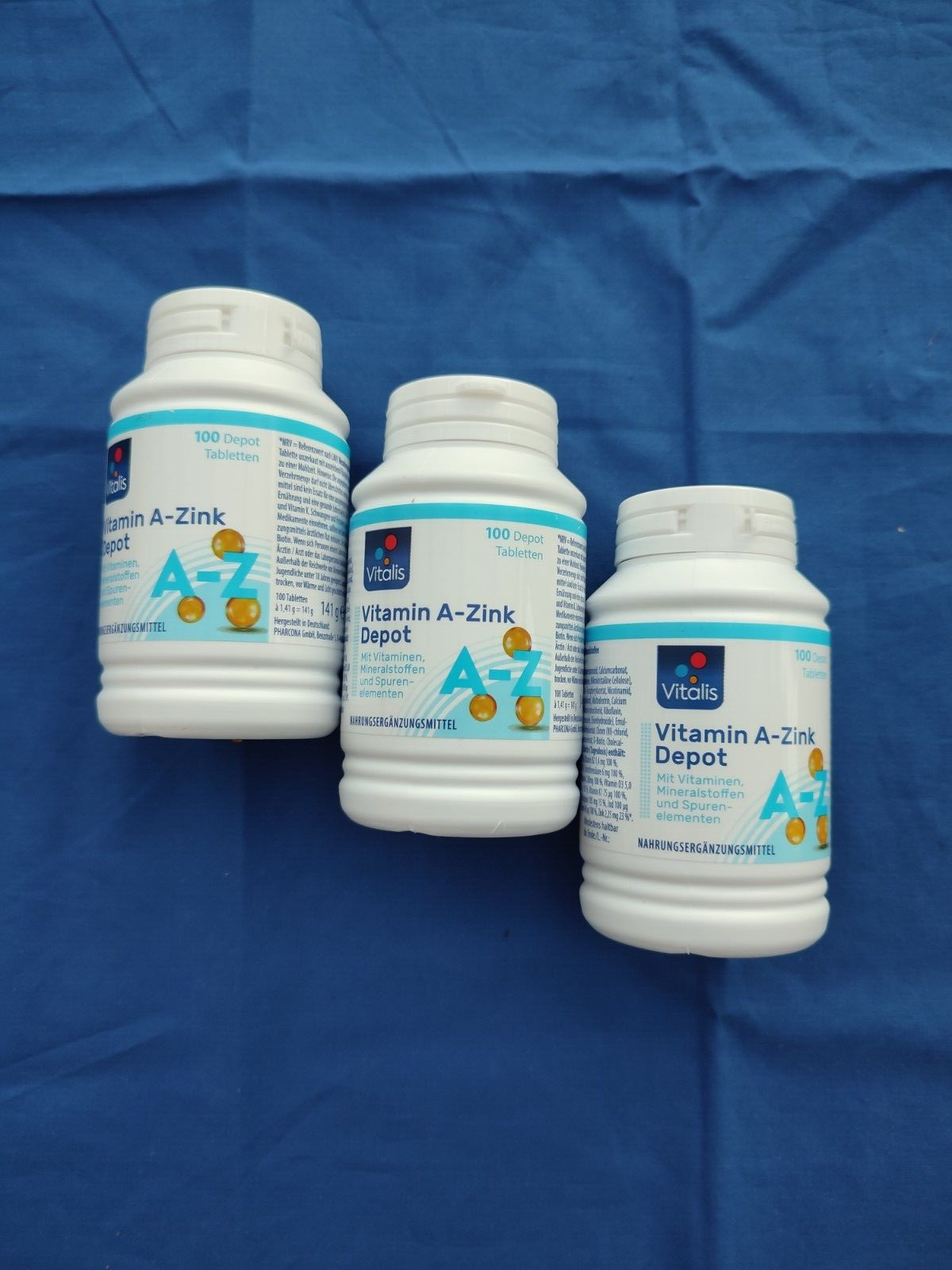 3 x Vitalis® Vitamin A-Zink Depot (á 100 Depot Tabletten) (52,01€/kg)