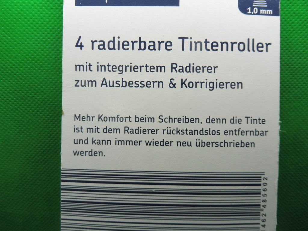 expertiz® Radierbarer Tintenroller; 1,0 mm Schreibspitze od. Nachfüllpackung
