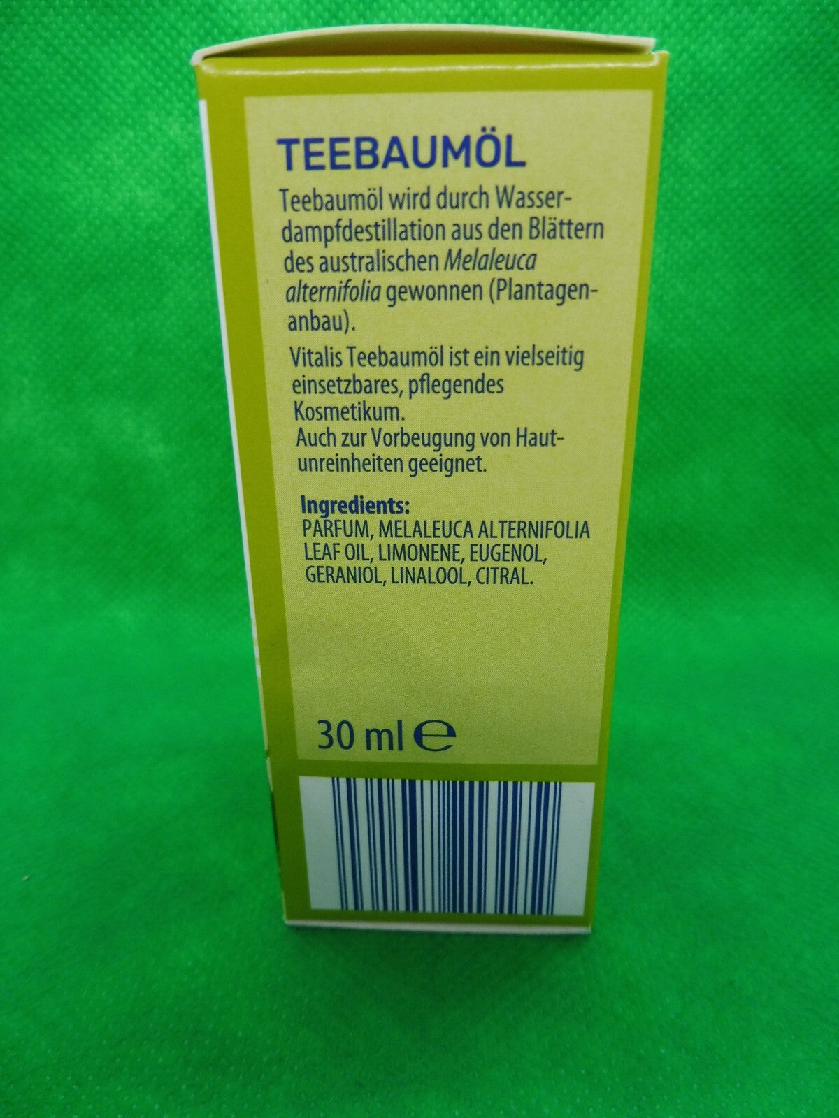 3 x Vitalis Teebaumöl, á 30 ml