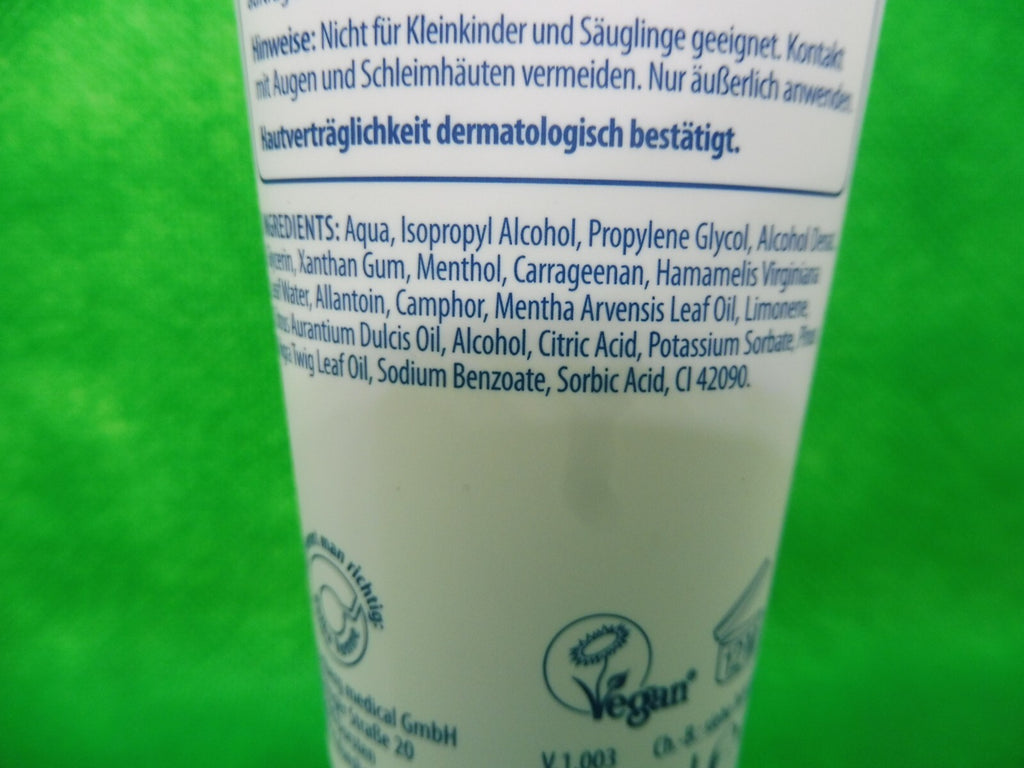 2 x Ombia Med Fuss- & Bein-Eisgel, á 100 ml, mit Zauber-Nussextrakt & Menthol