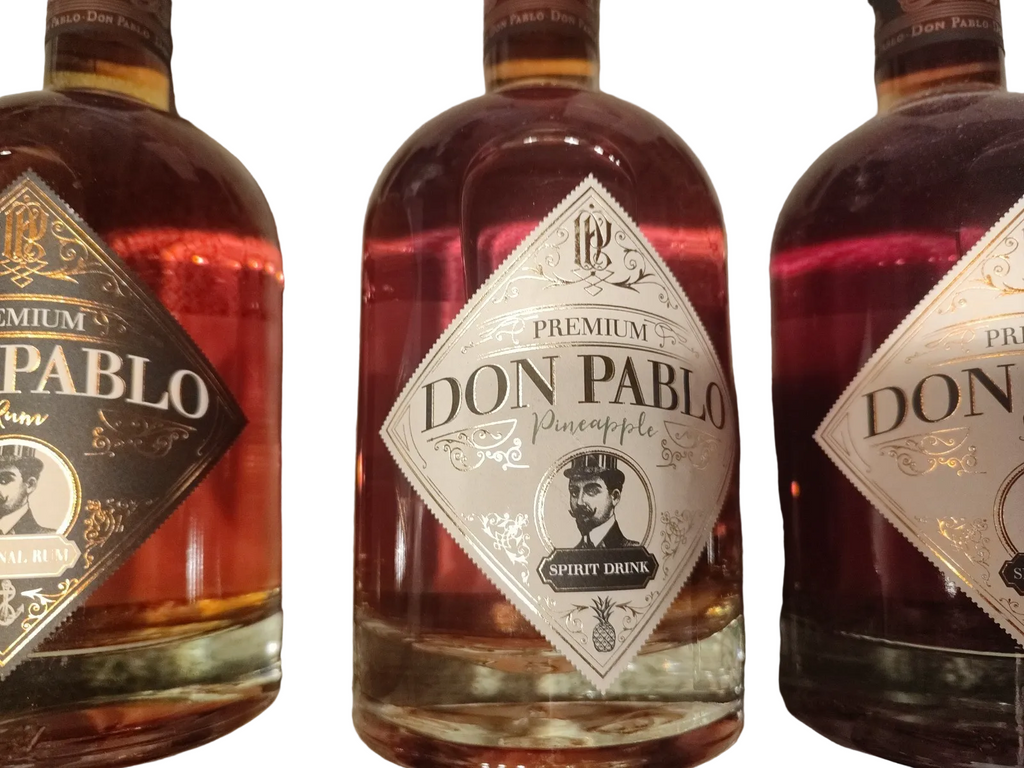Don Pablo Rum, á 0,7 L; 3 Sorten je 1 Flasche