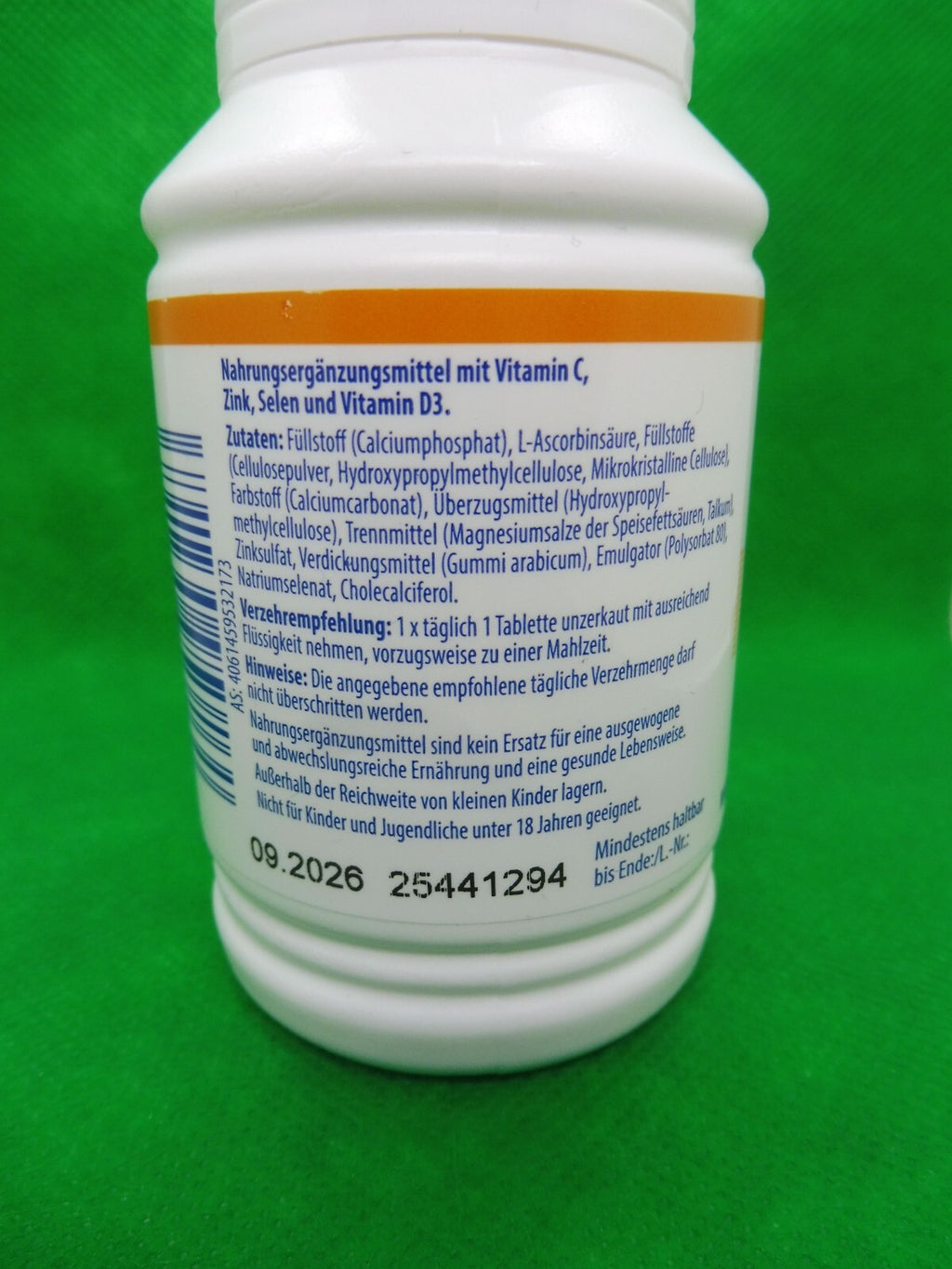 Vitalis® Vitamin C plus Zink + Selen + Vitamin D3 (á 100 Depot Tabletten)