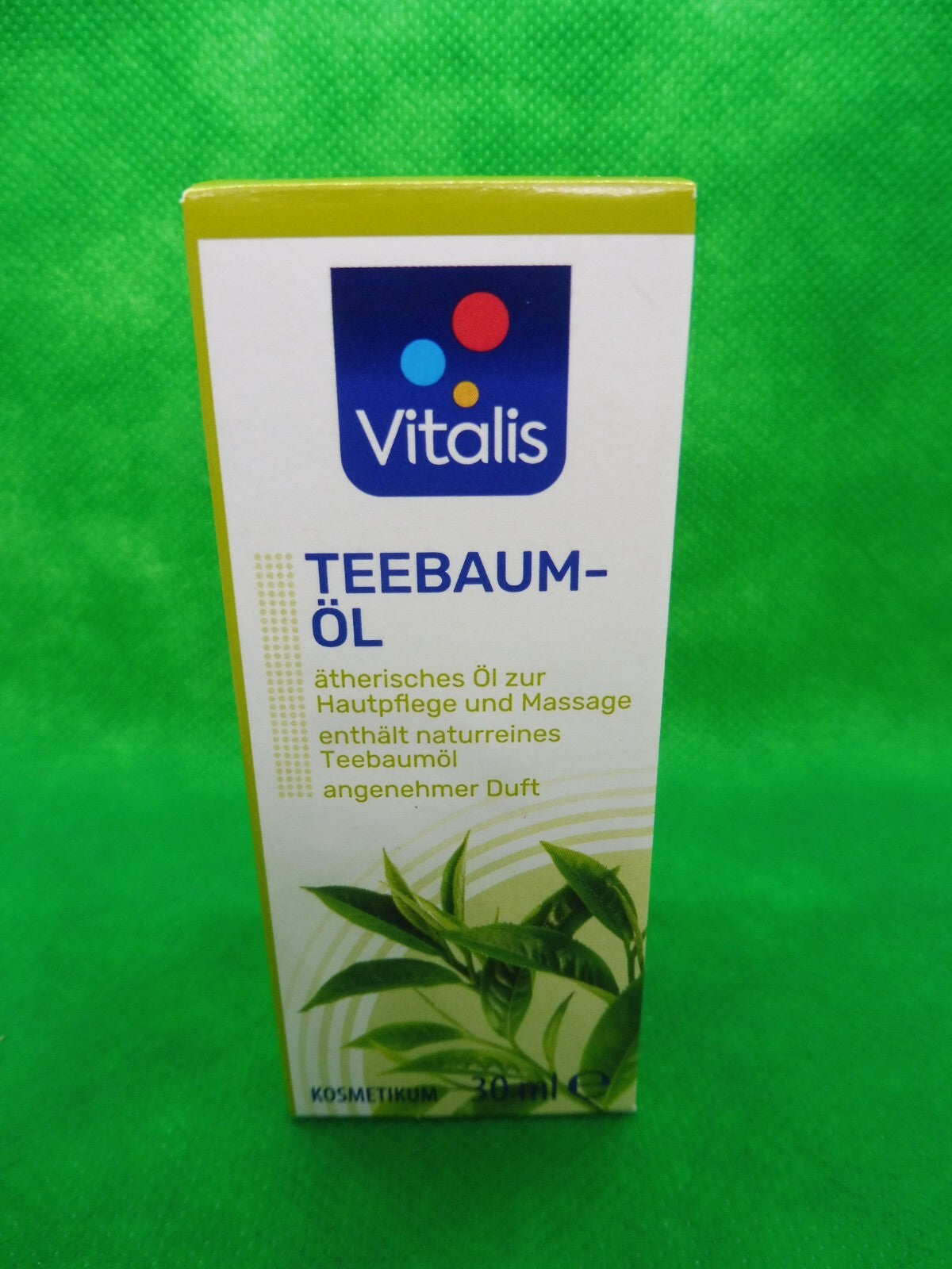 3 x Vitalis Teebaumöl, á 30 ml