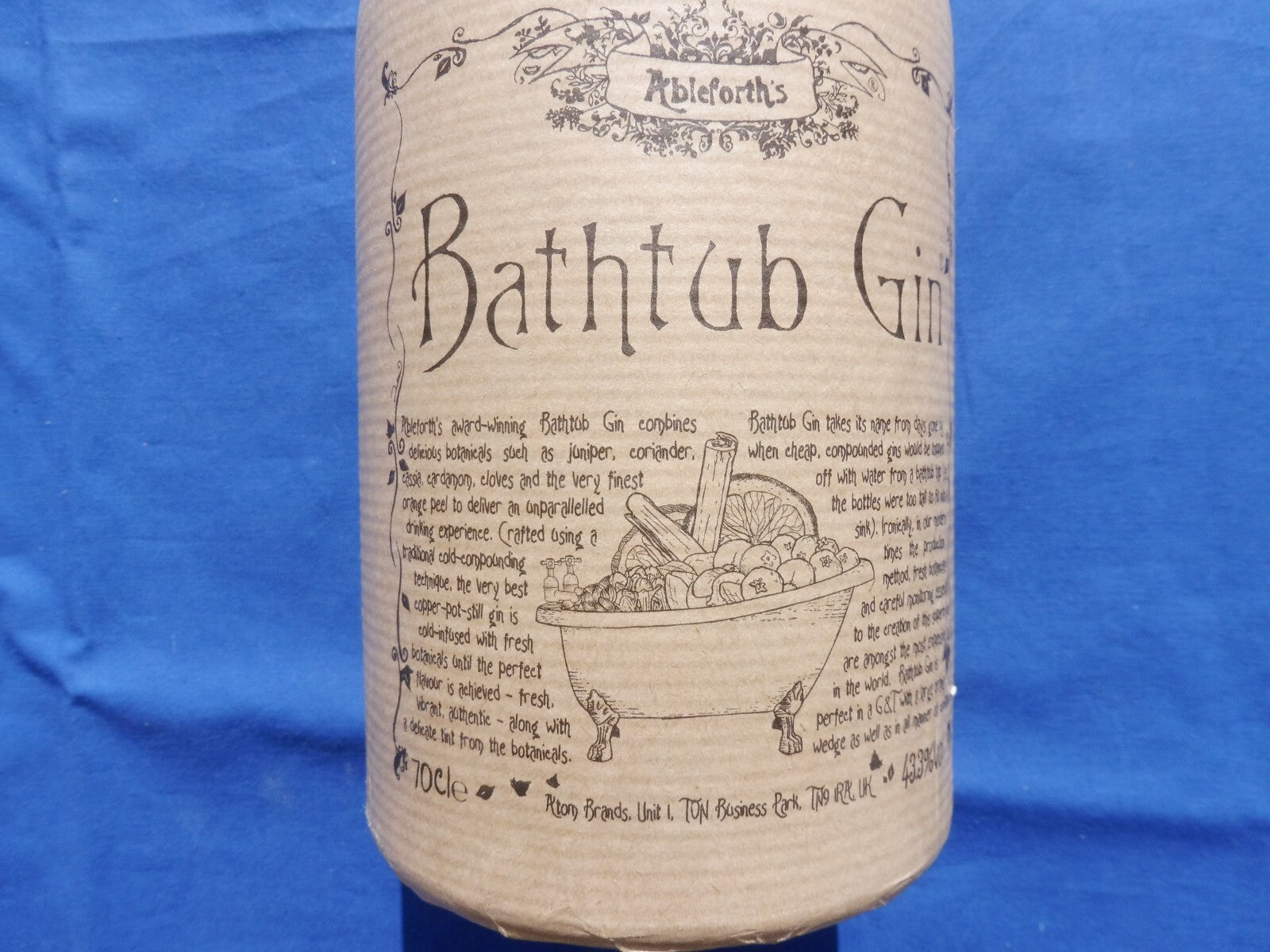 2 x Ableforth´s Bathtub Gin® (48,57 €/l; 43,3% vol.; á 0,7 l)