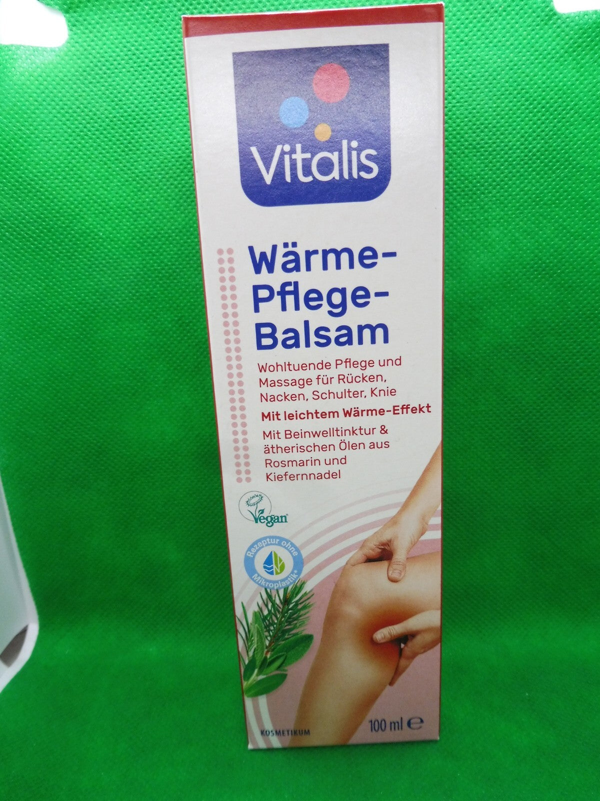 Vitalis Wärme-Pflege-Balsam, á 100 ml m.Beinwelltinktur&äth.Öl, (120,00 €/L)