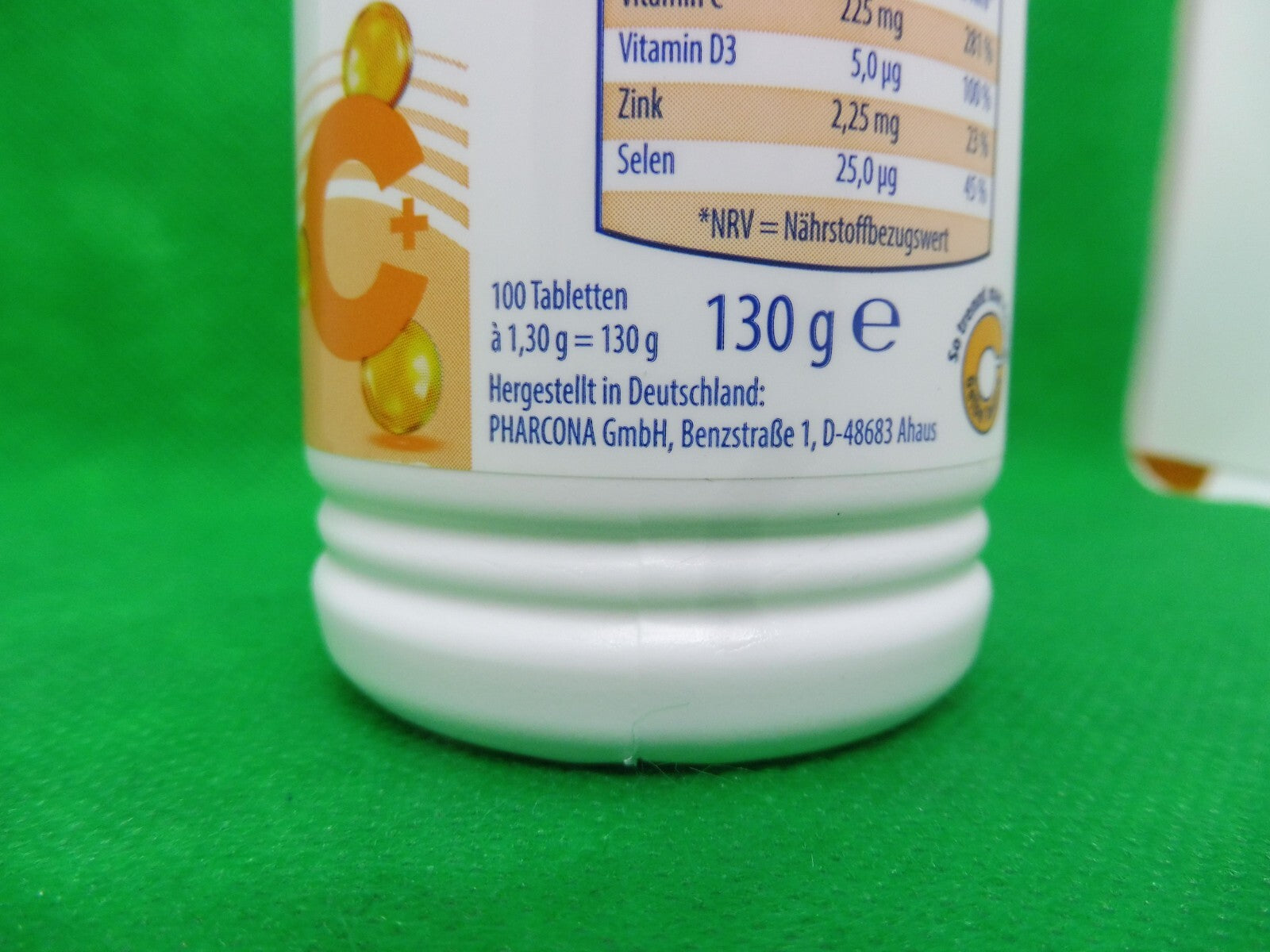 3 x Vitalis® Vitamin C plus Zink + Selen + Vitamin D3 (á 100 Depot Tabletten)
