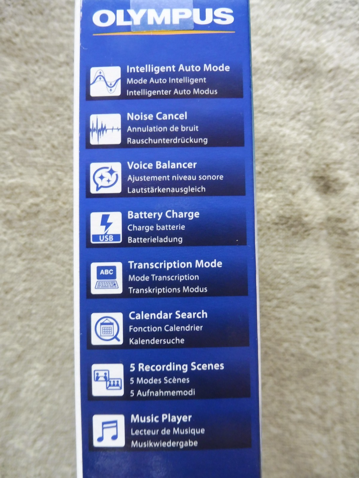 OLYMPUS DM-720 Digital Voice Recorder (ohne Batterien, siehe Beschreibung)