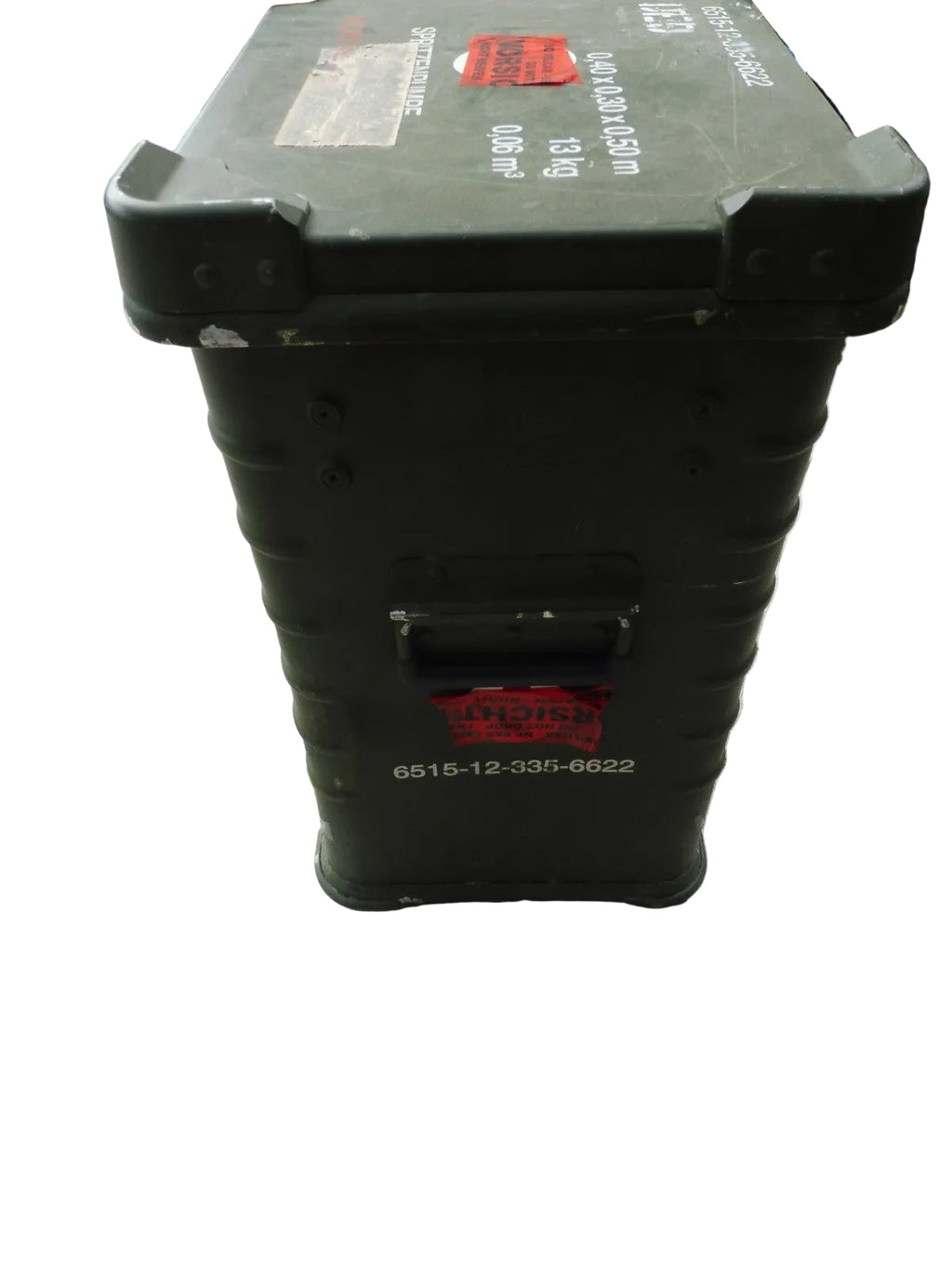 Bundeswehr Zarges-/ Alukiste A10Y (ca. 0,40x0,30x0,50 m) Spritzenpumpe