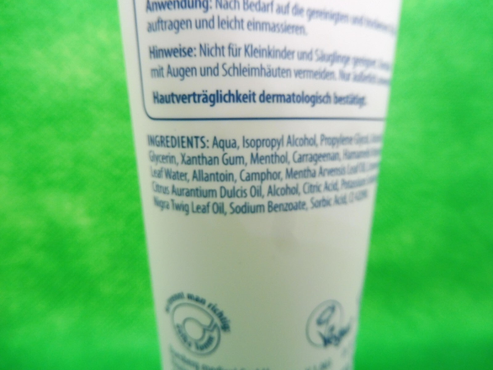 2 x Ombia Med Fuss- & Bein-Eisgel, á 100 ml, mit Zauber-Nussextrakt & Menthol