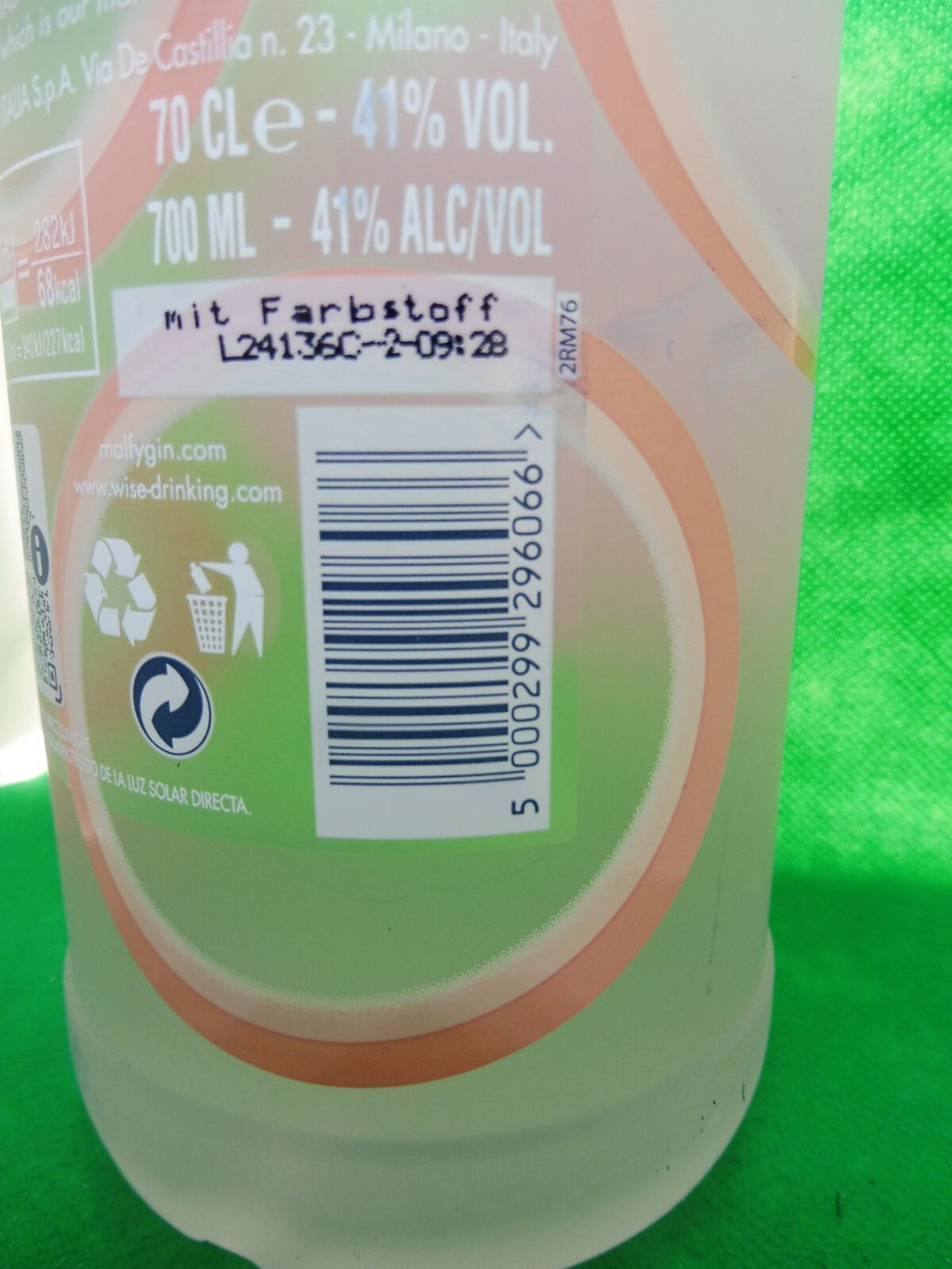 Malfy G.Q.D.I. Gin, 41% vol.; á 0,7 Liter