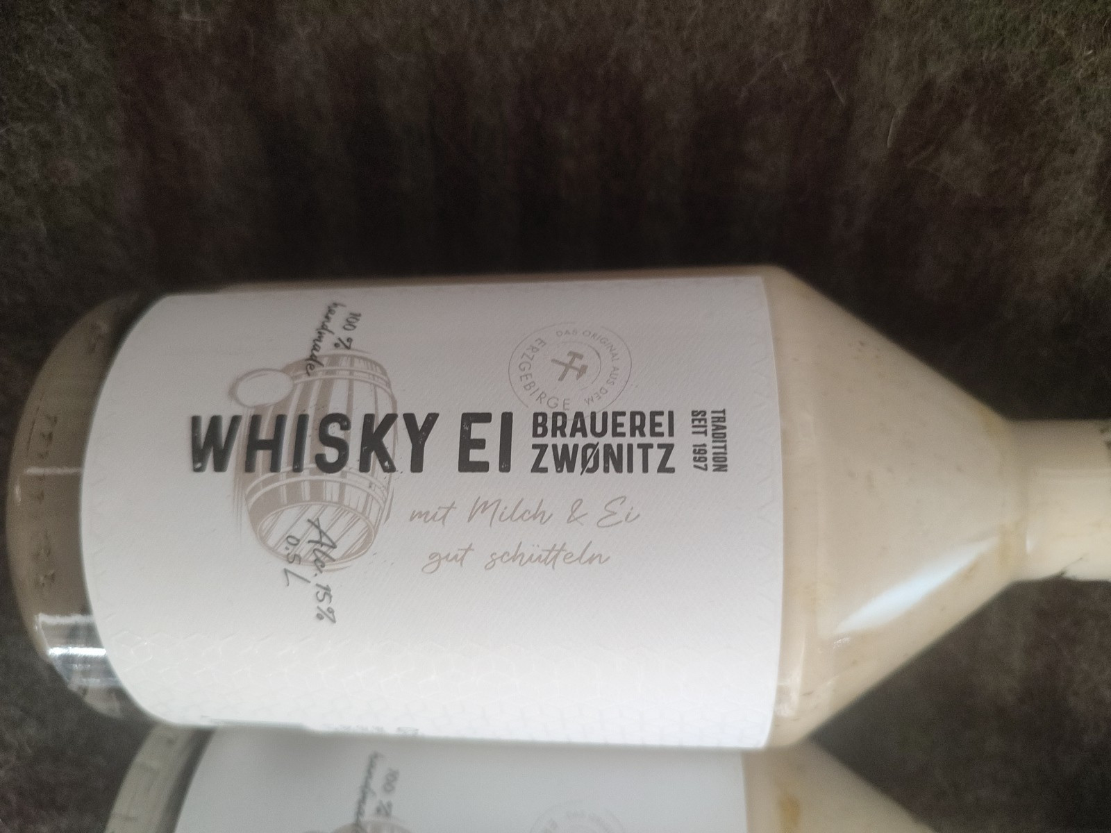 Whisky Ei Likör Brauerei Zwönitz (15% vol.;  je Flasche á 0,5 l)