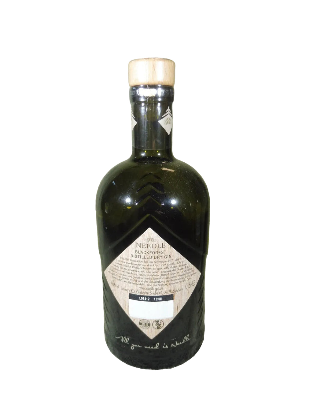 Needle Blackforest Distilled Dry Gin, á 0,5 L (40% Vol)