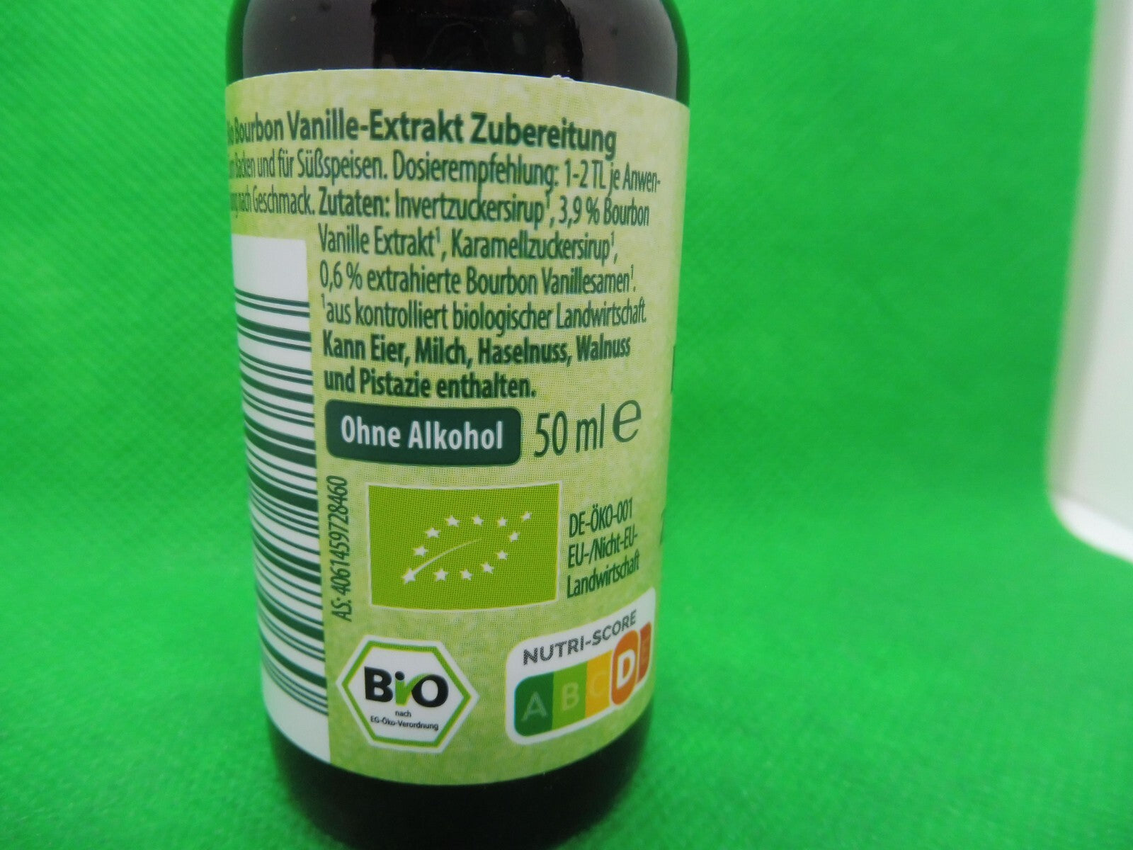 2 x Bio; Bourbon Vanille Extrakt Zubereitung, á 50 ml (140,00 €/L), MHD 05/2027