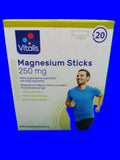 5 x Vitalis Magnesium Sticks,  á 20Bt; Geschmack: Limette