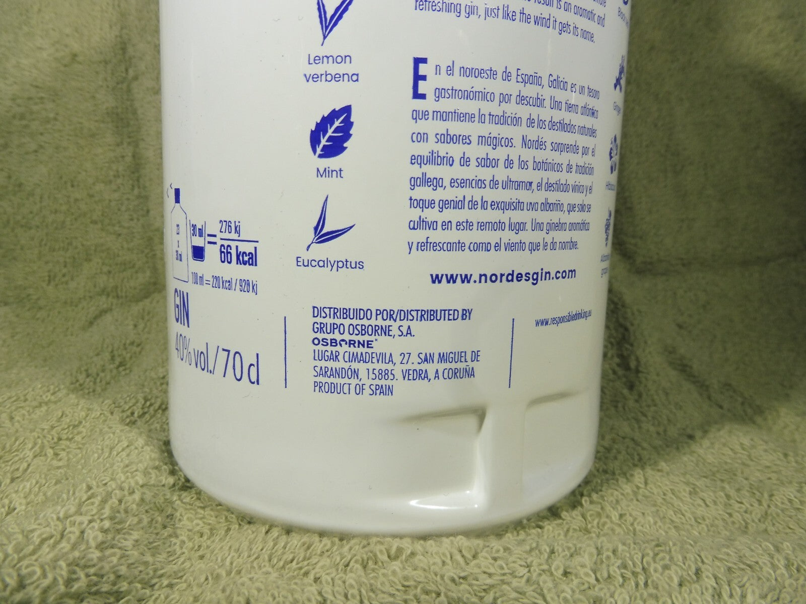 Nordes Gin, 40% vol.; á 0,7 Liter