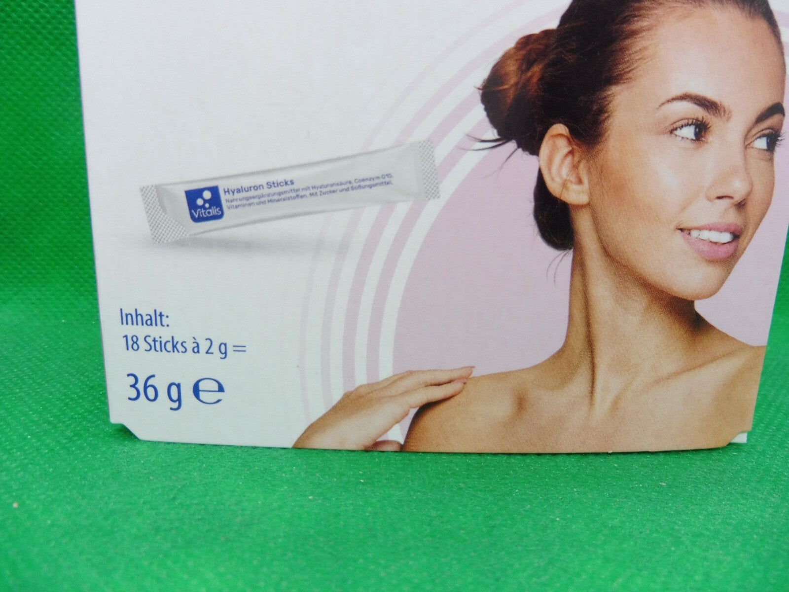 Vitalis® Hyaluron Sticks, je PG: 18 Sticks á 2 g = 36 g, (MHD: 05.2026)