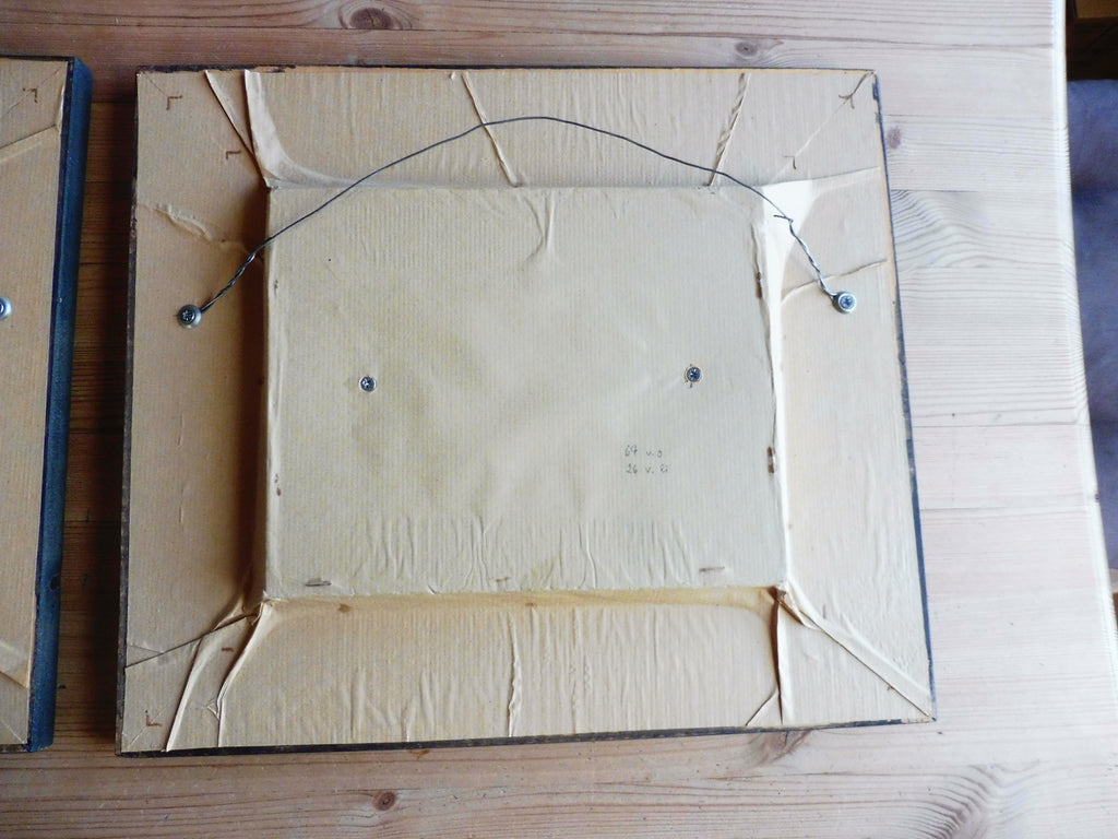 Christos Pallantzas Stilleben, ca. 20,5 x 15 cm, Rahmen 39,2 x 34,4 cm, 2 Bilder