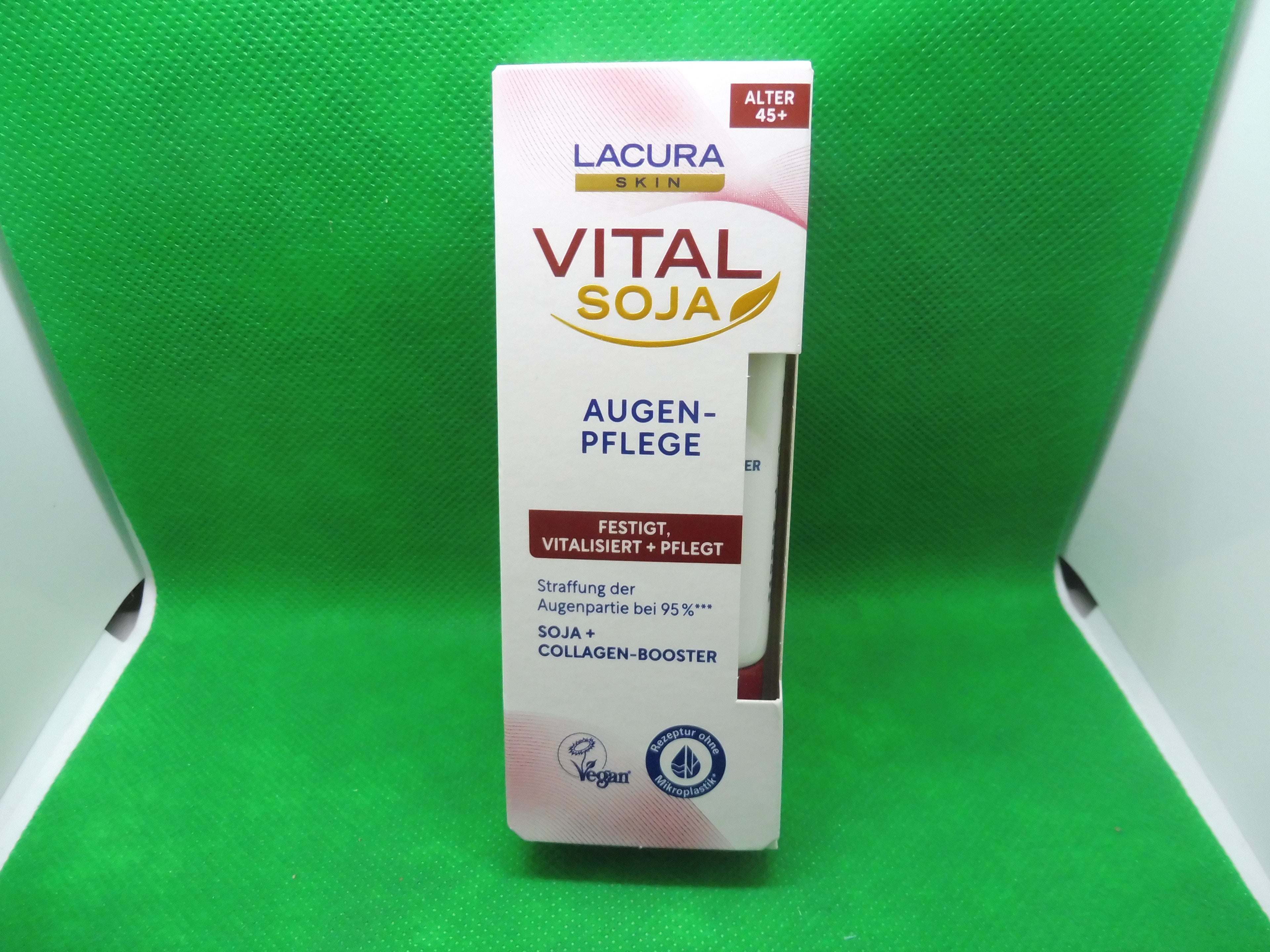 2 x LACURA Vital Augenpflege Soja (á 15ml), alle Hauttypen, ab 45 Jahre