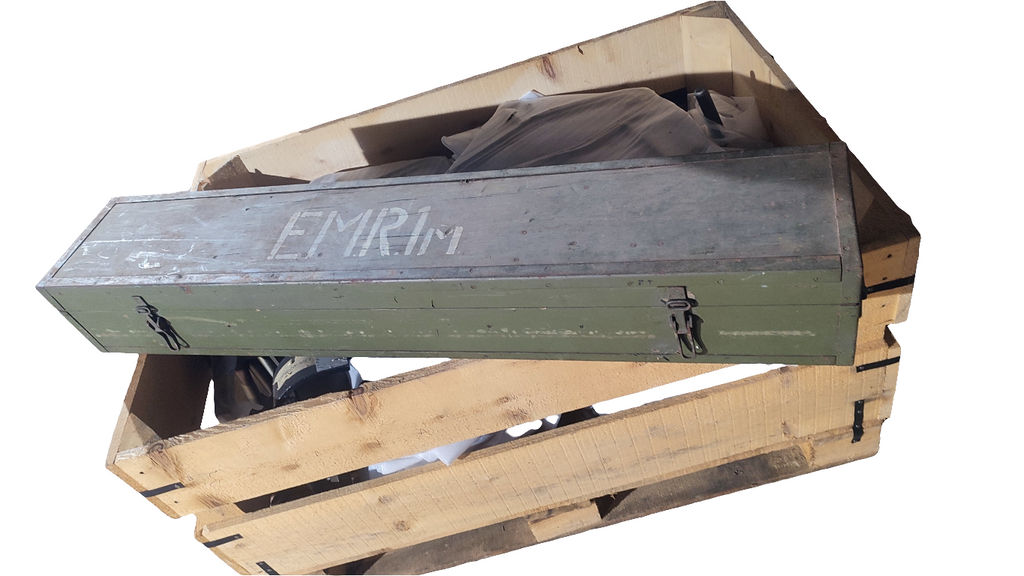 Kiste f. Entfernungsmesser, ca. 1941-1944, Sammlerstück (Überwiegend aus Holz)