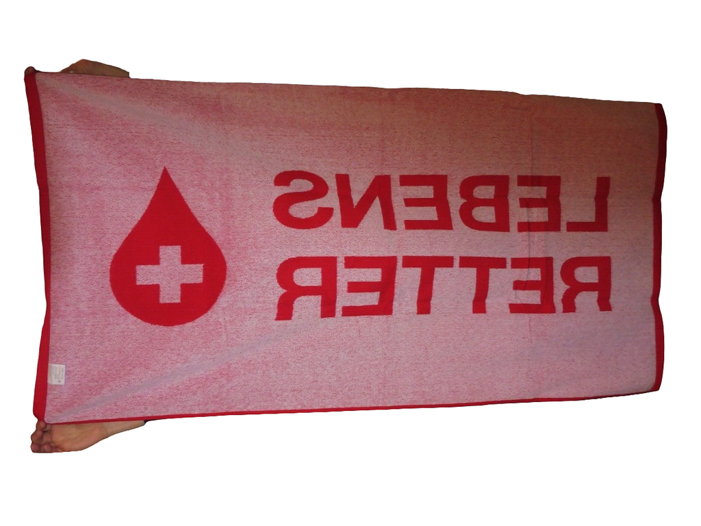 2 x Handtuch Lebensretter (DRK ca. 70x140)