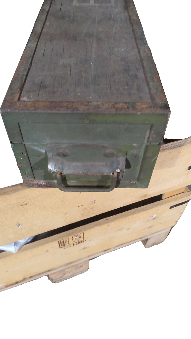 Kiste f. Entfernungsmesser, ca. 1941-1944, Sammlerstück (Überwiegend aus Holz)