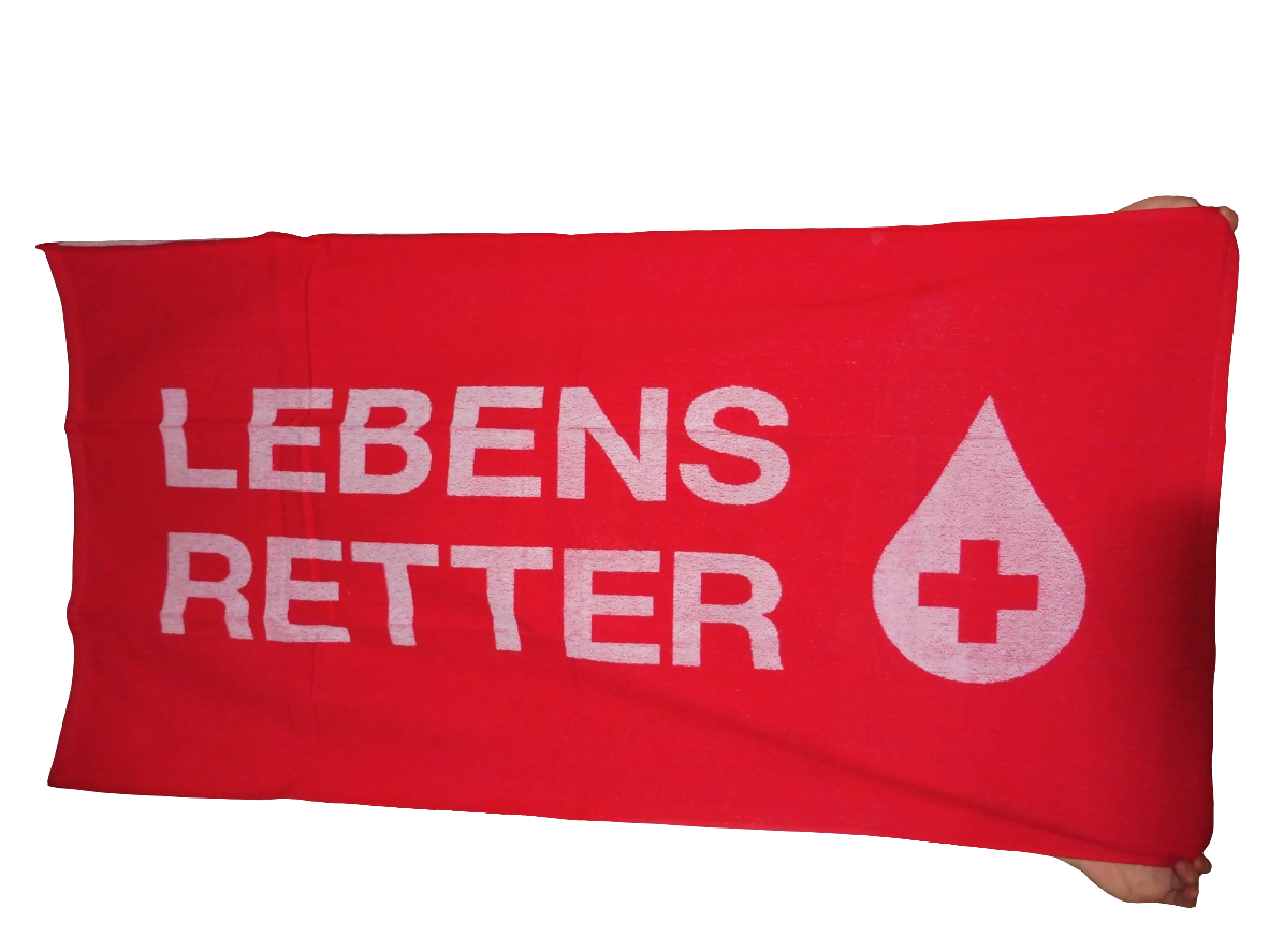 2 x Handtuch Lebensretter (DRK ca. 70x140)