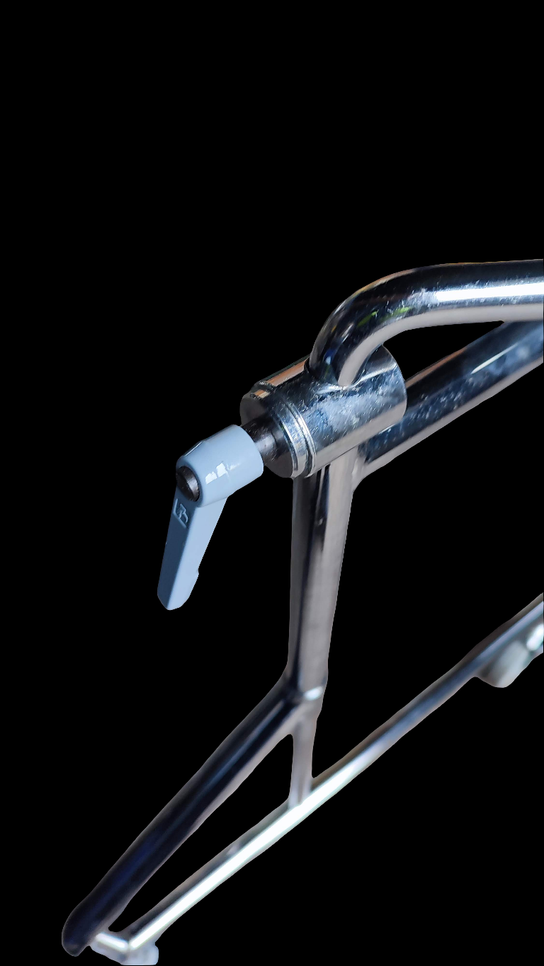 Bundeswehr Gehgestell, Fahrbar ohne Umverpackung, ca. 1975, n u r A b h o l u n g