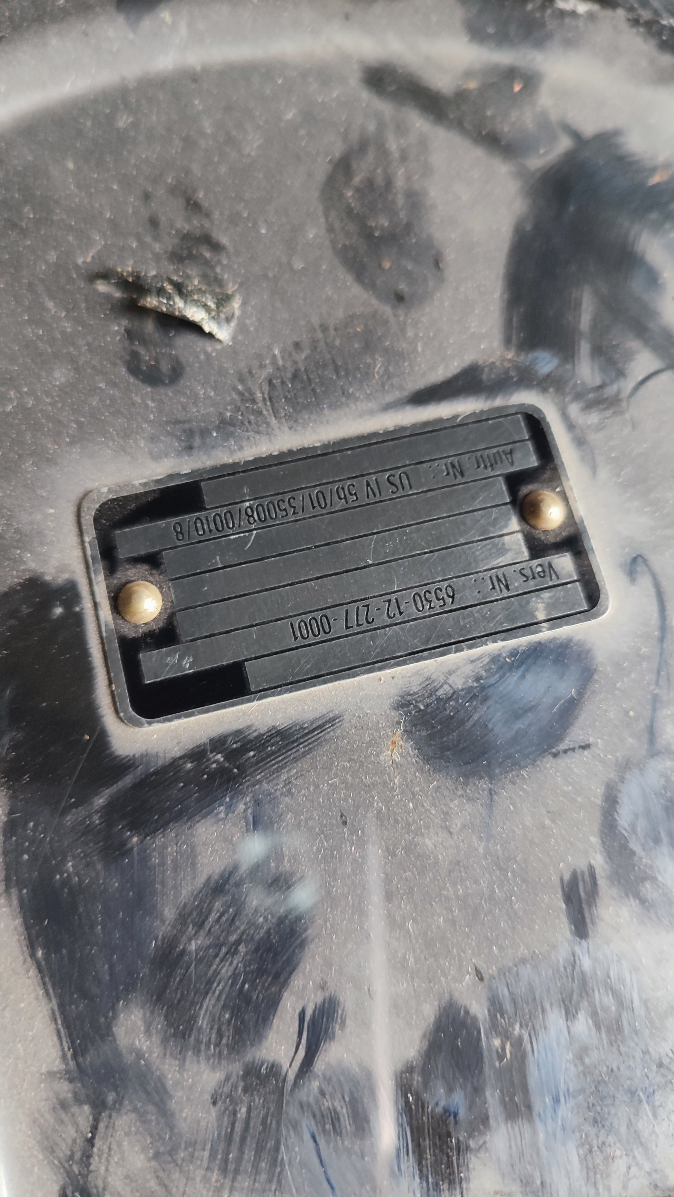 Bundeswehr  runde Steribox, Aesculap, 1960er Jahre, je Stück