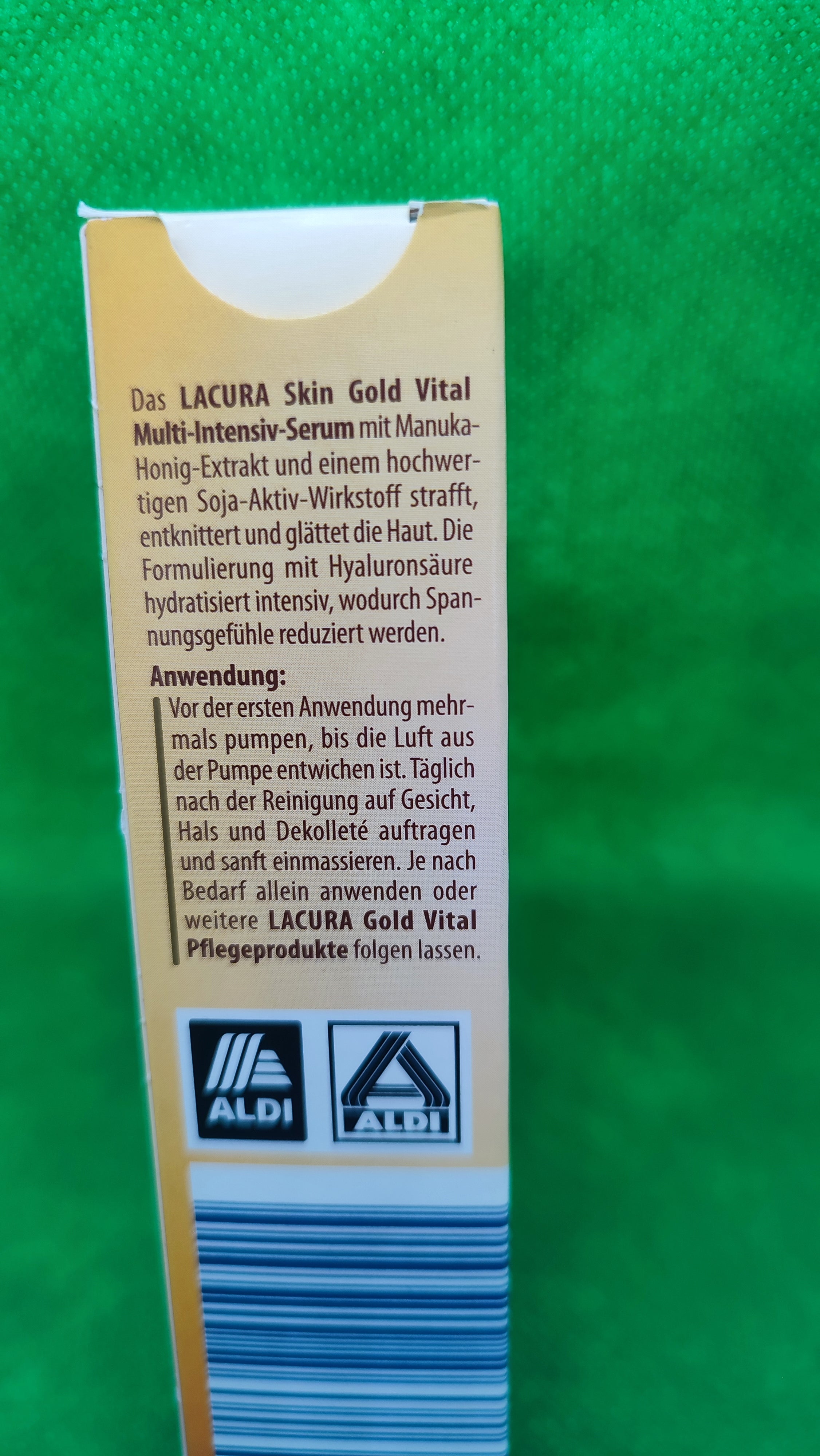 2 x LACURA Skin Gold Vital Serum, Manuka Multi Intensiv Serum, á 30 ml