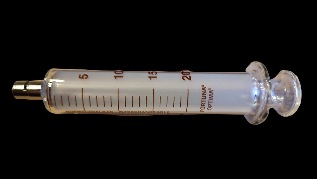 Fortuna® Optima® Ganzglasspritze,  hier: 20 ml (mittlere Verpackung)