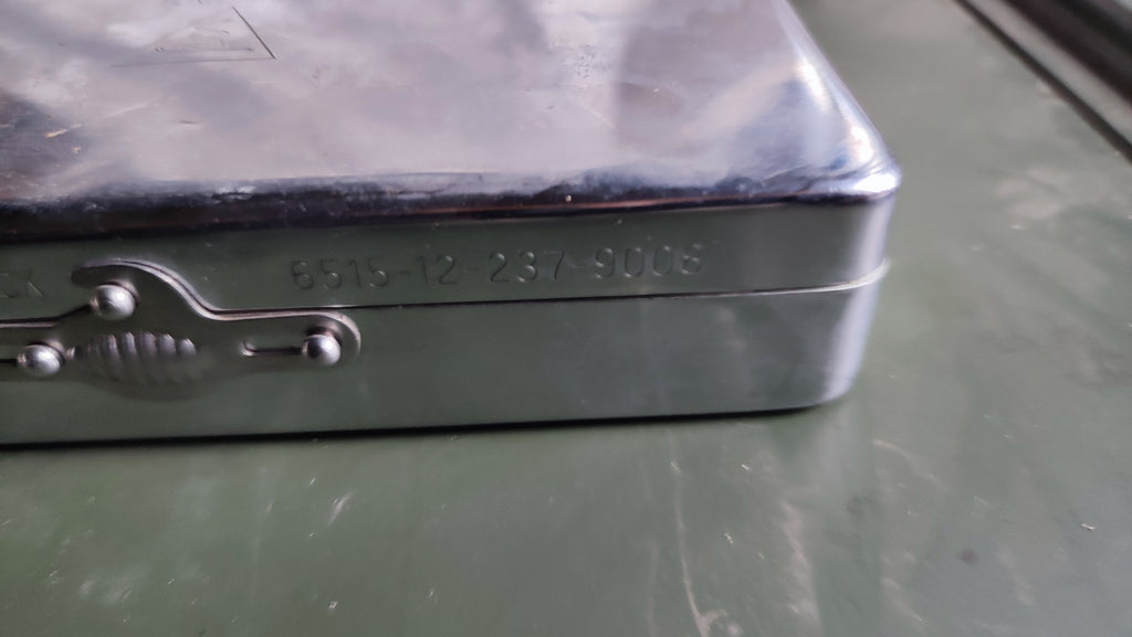 Bundeswehr Heine Kombiniertes Spiegelbesteck, vermutlich 60er Jahre, Sammlergegenstand (2)