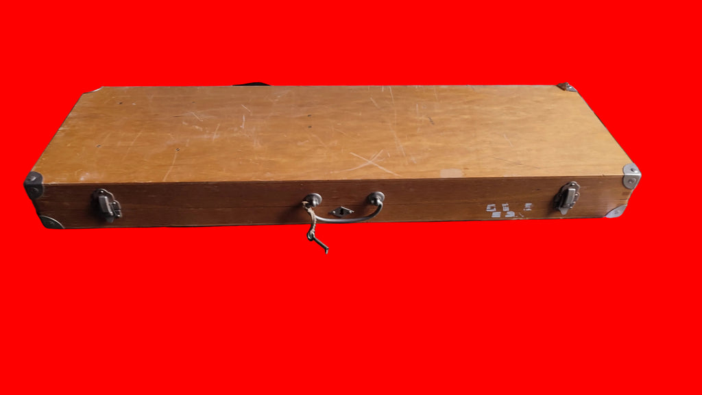 Bundeswehr Holzbox mit Teile Amputationsausstattung, ca. 1960-1970 er Jahre