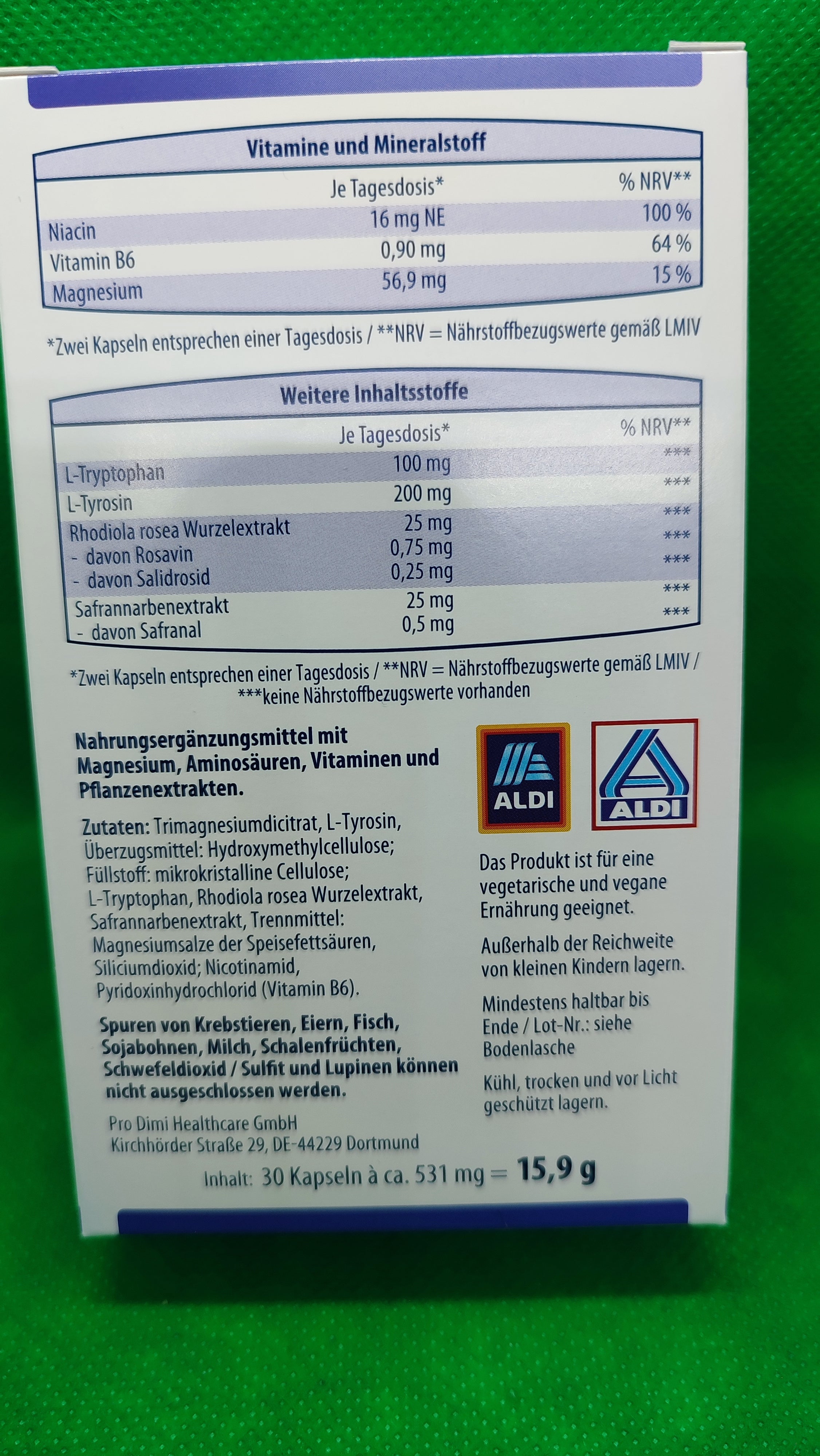 2 x Multinorm  Stimmung Plus Kapseln (30 Kapseln á ca. 531 mg = 15,9 g)