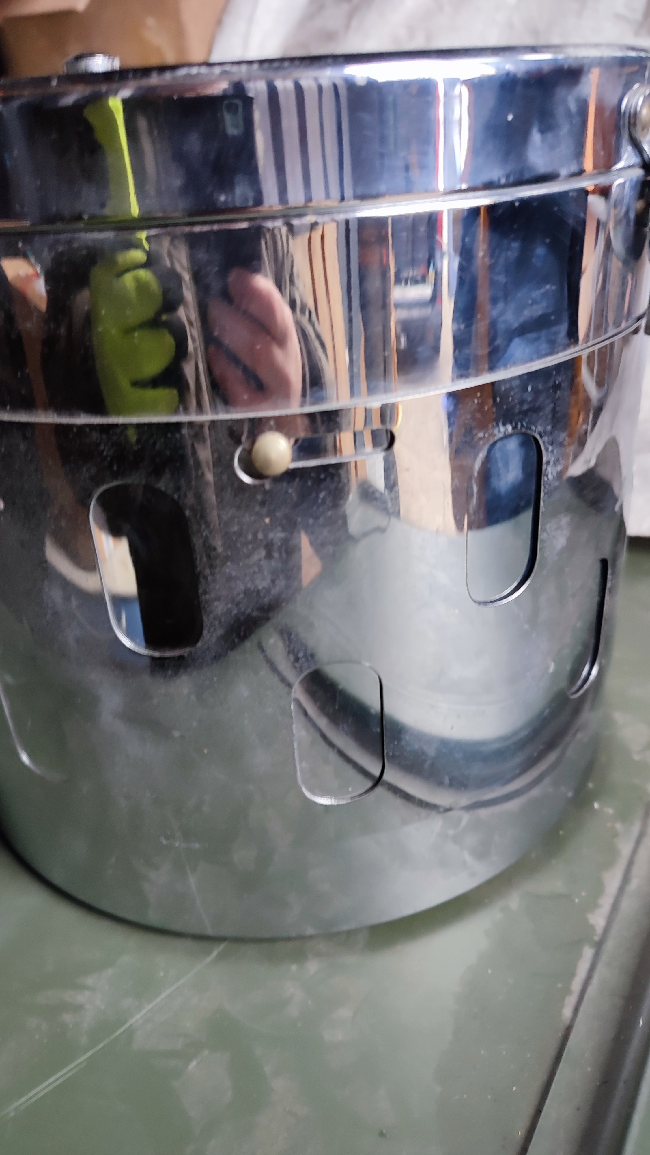 Bundeswehr  runde Steribox, Aesculap, 1960er Jahre, je Stück