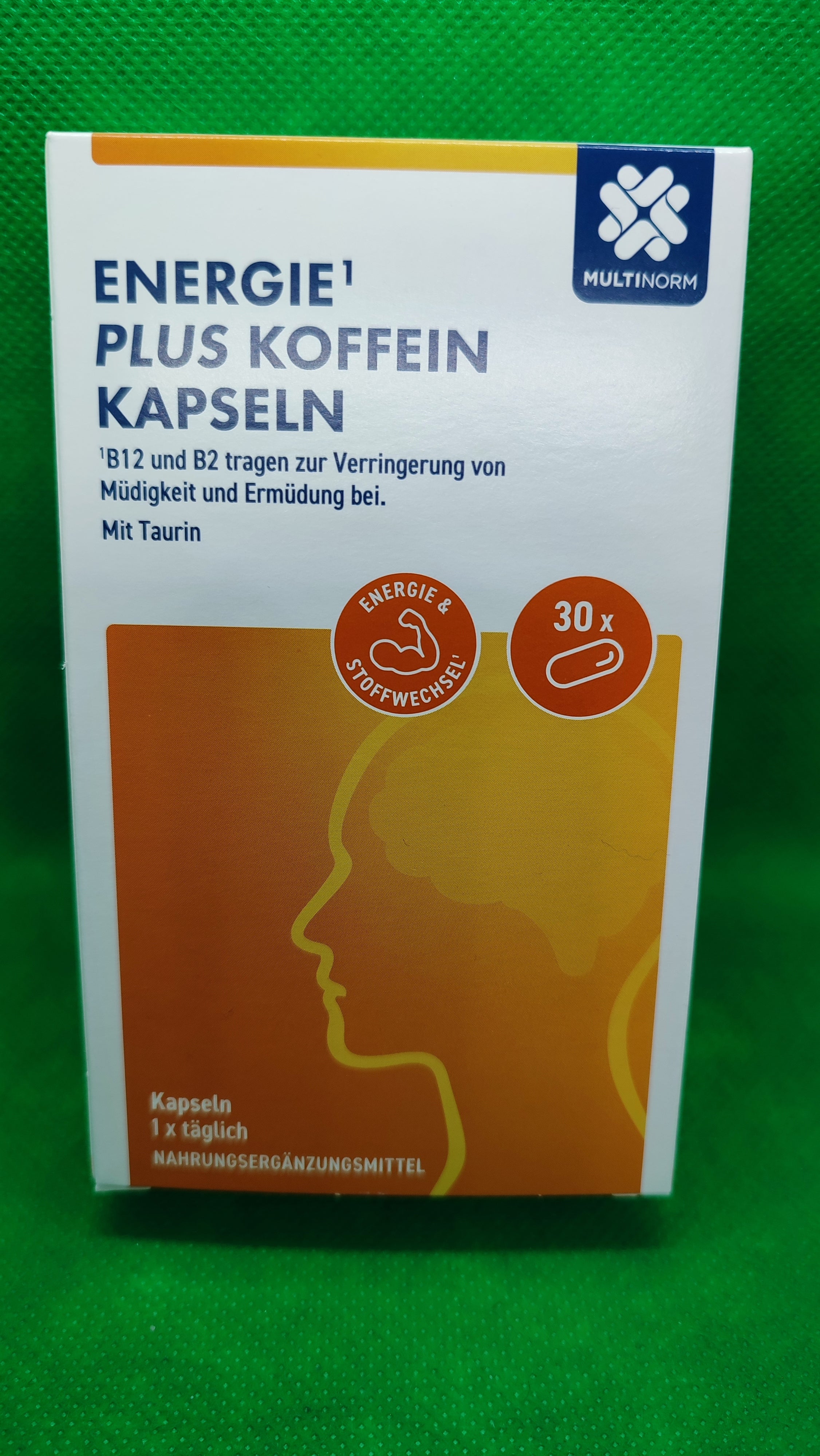 2 x Multinorm  Energie Plus Koffein Kapseln (30 Kapseln á ca. 816 mg = 24,5 g)