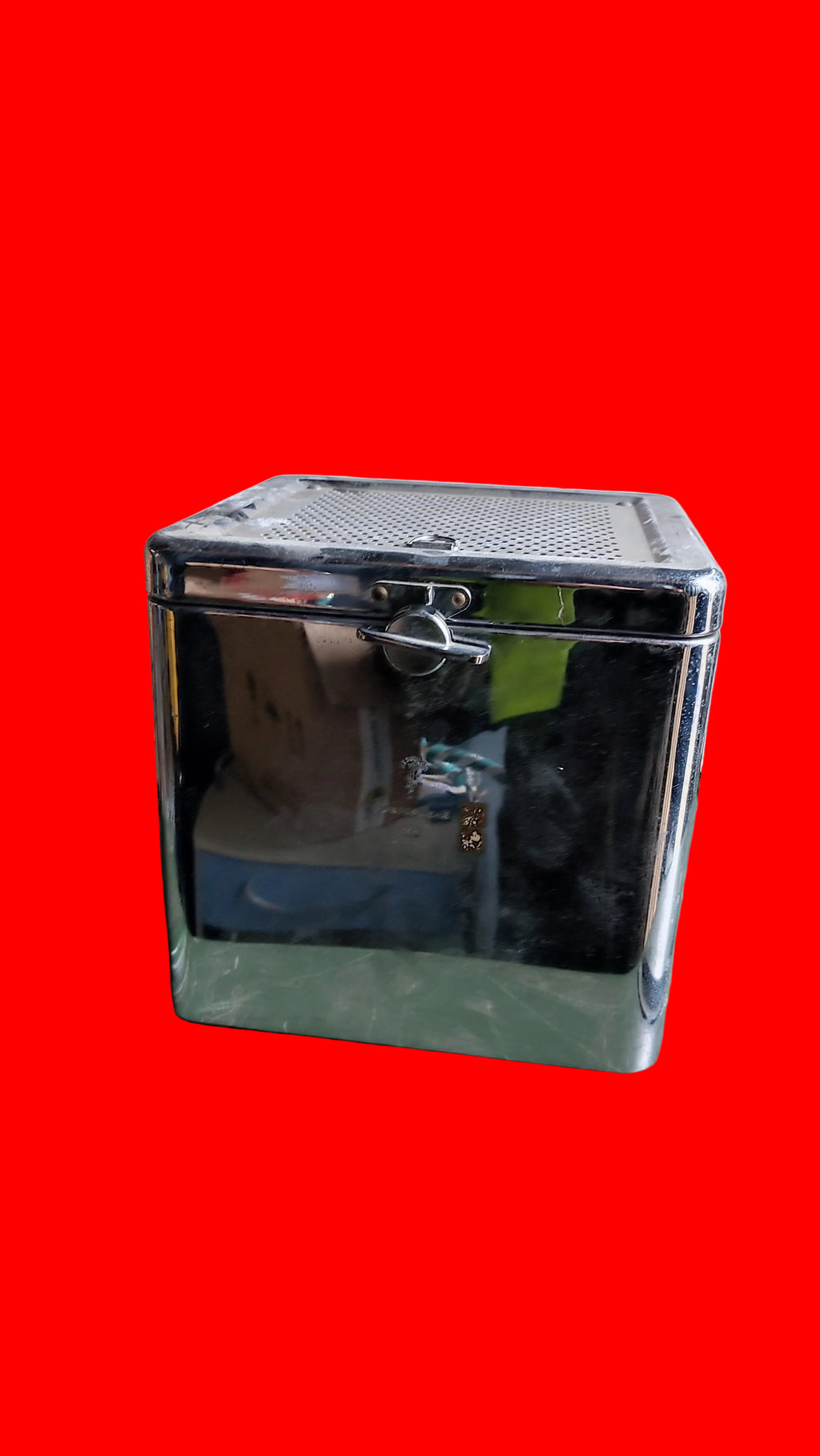 Bundeswehr Steribox, viereckig, vermutlich 1960 er Jahre